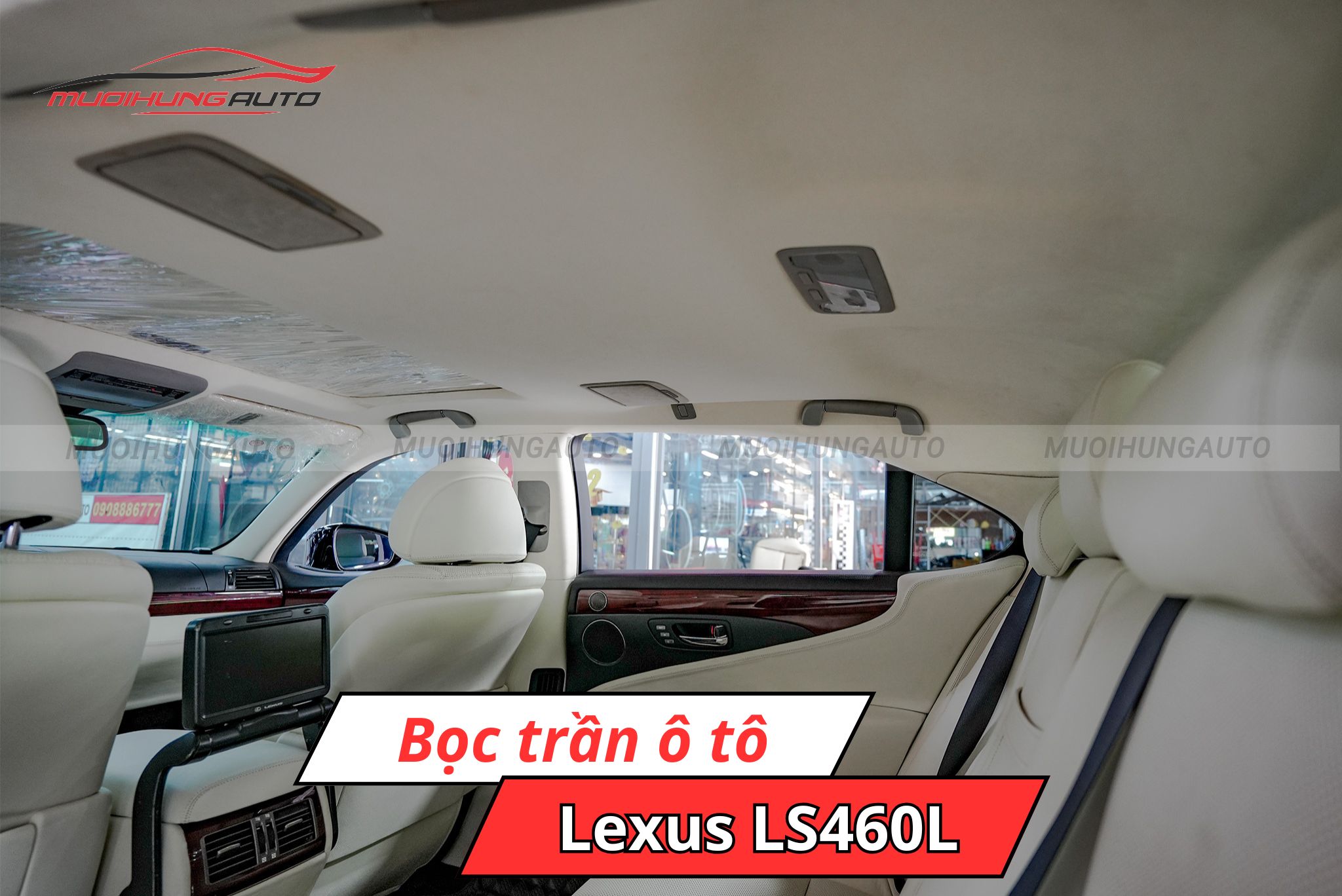 Dán trần ô tô Lexus LS460L