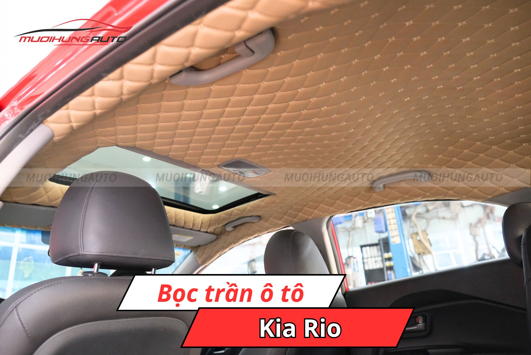 Dán trần xe ô tô Kia Rio