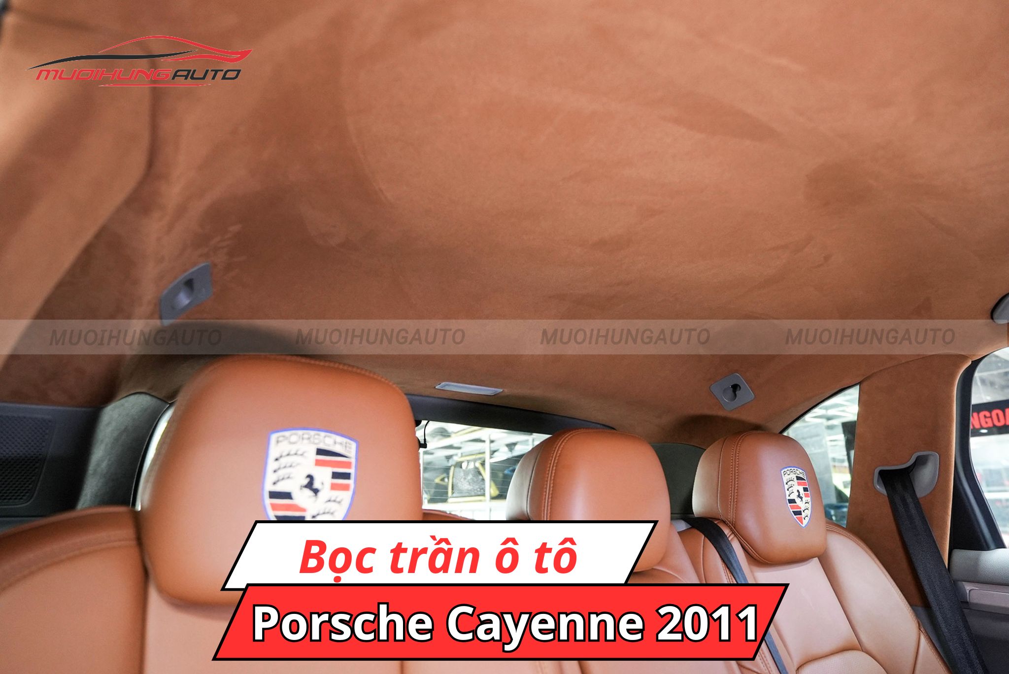 Dán trần xe ô tô Porsche Cayenne 2011