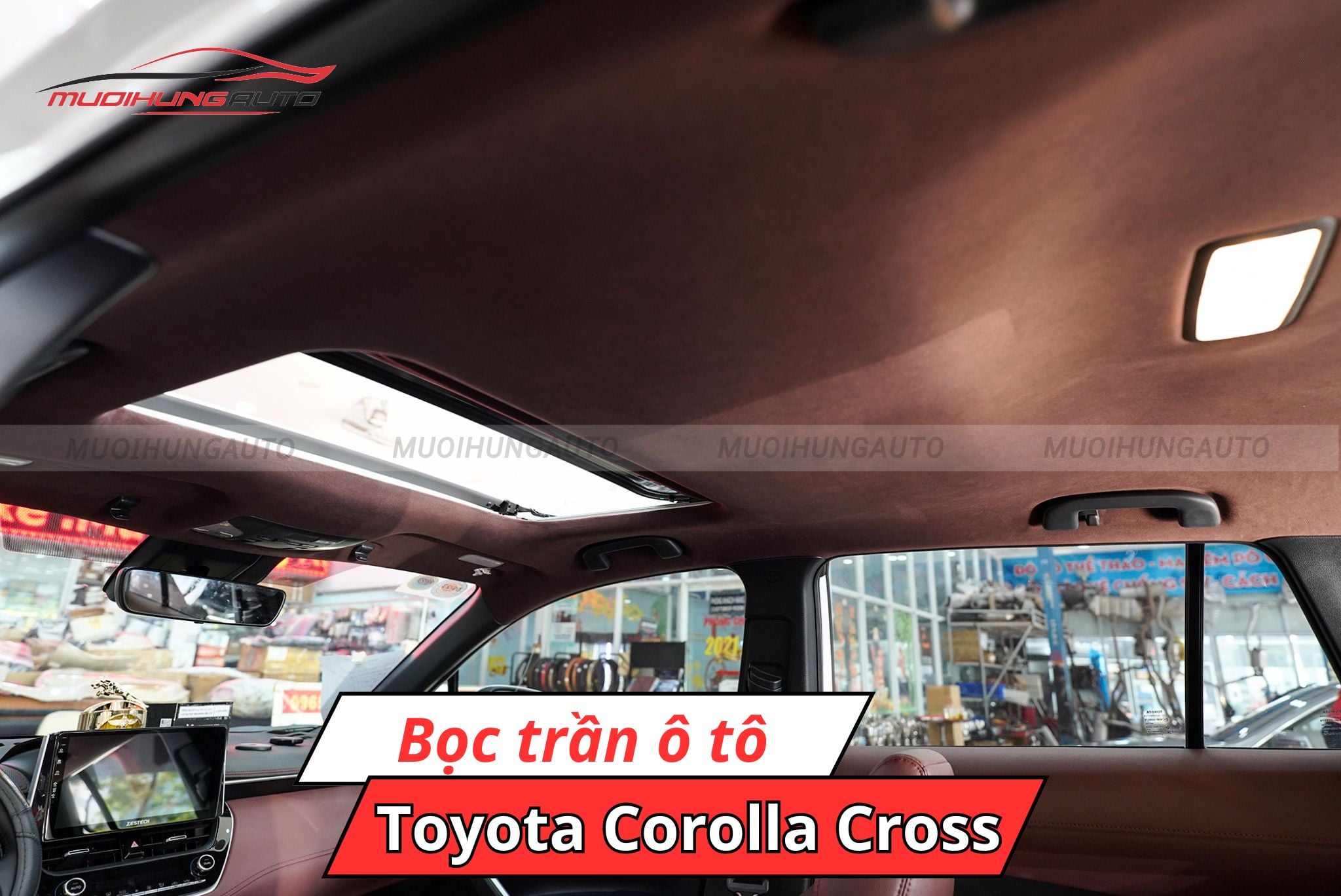 Dán trần xe ô tô Toyota Corolla Cross