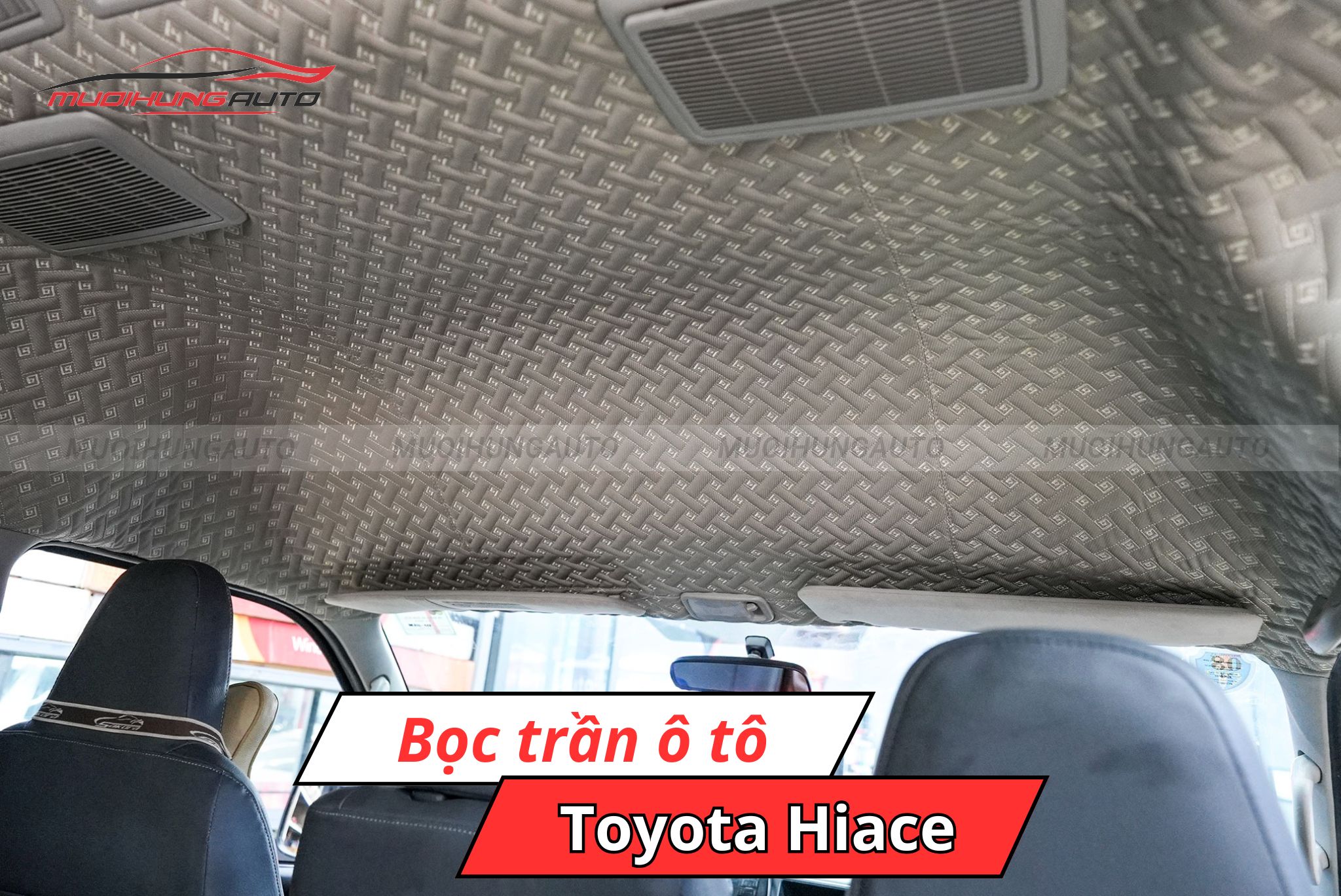 Dán trần xe ô tô Toyota Hiace