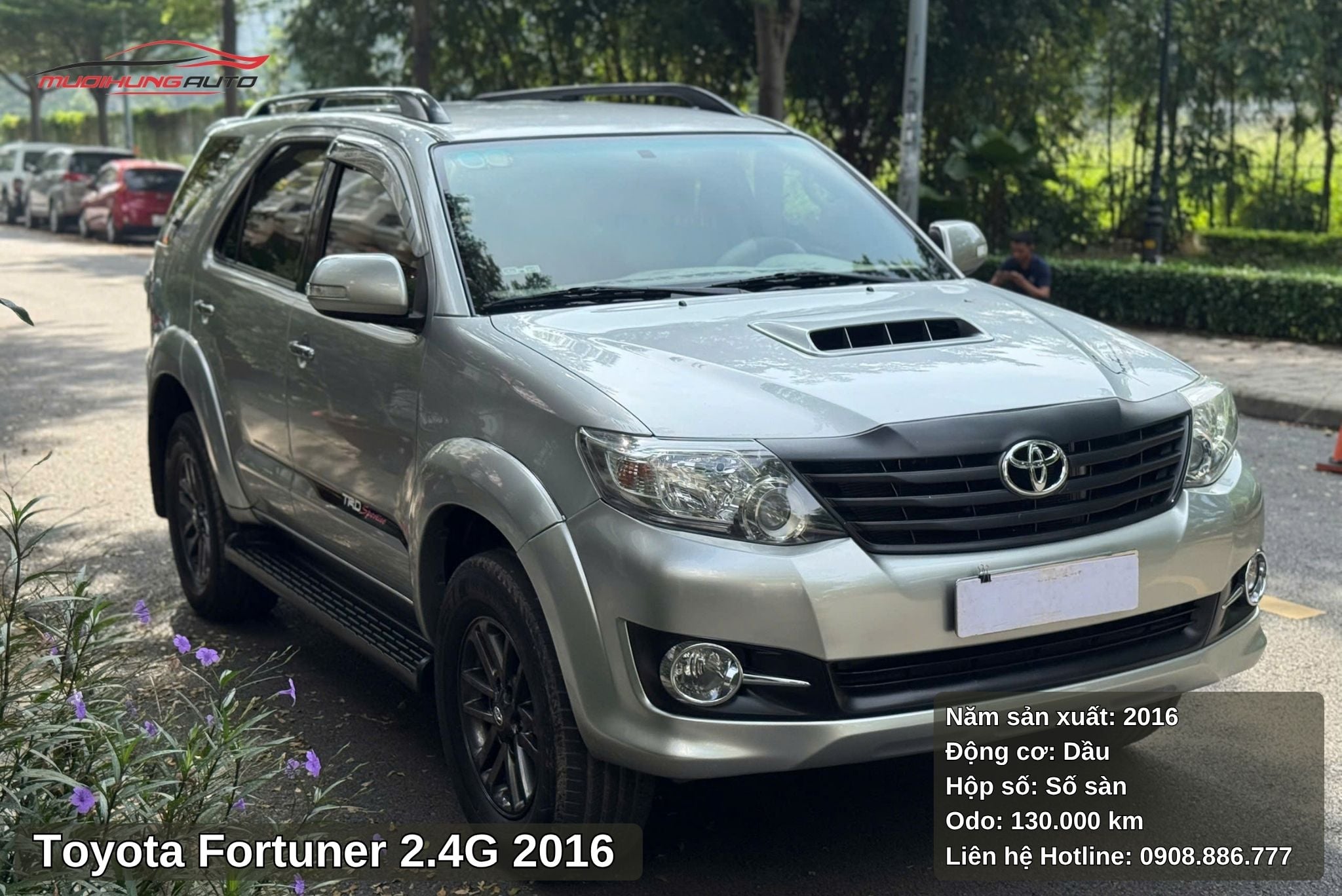 Đầu xe Toyota Fortuner 2.4G 2016