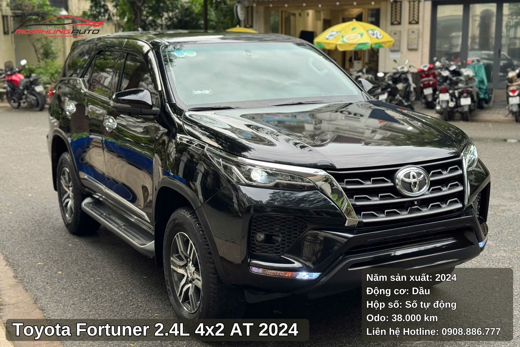 Đầu xe Toyota Fortuner 2.4L 4x2 AT 2024