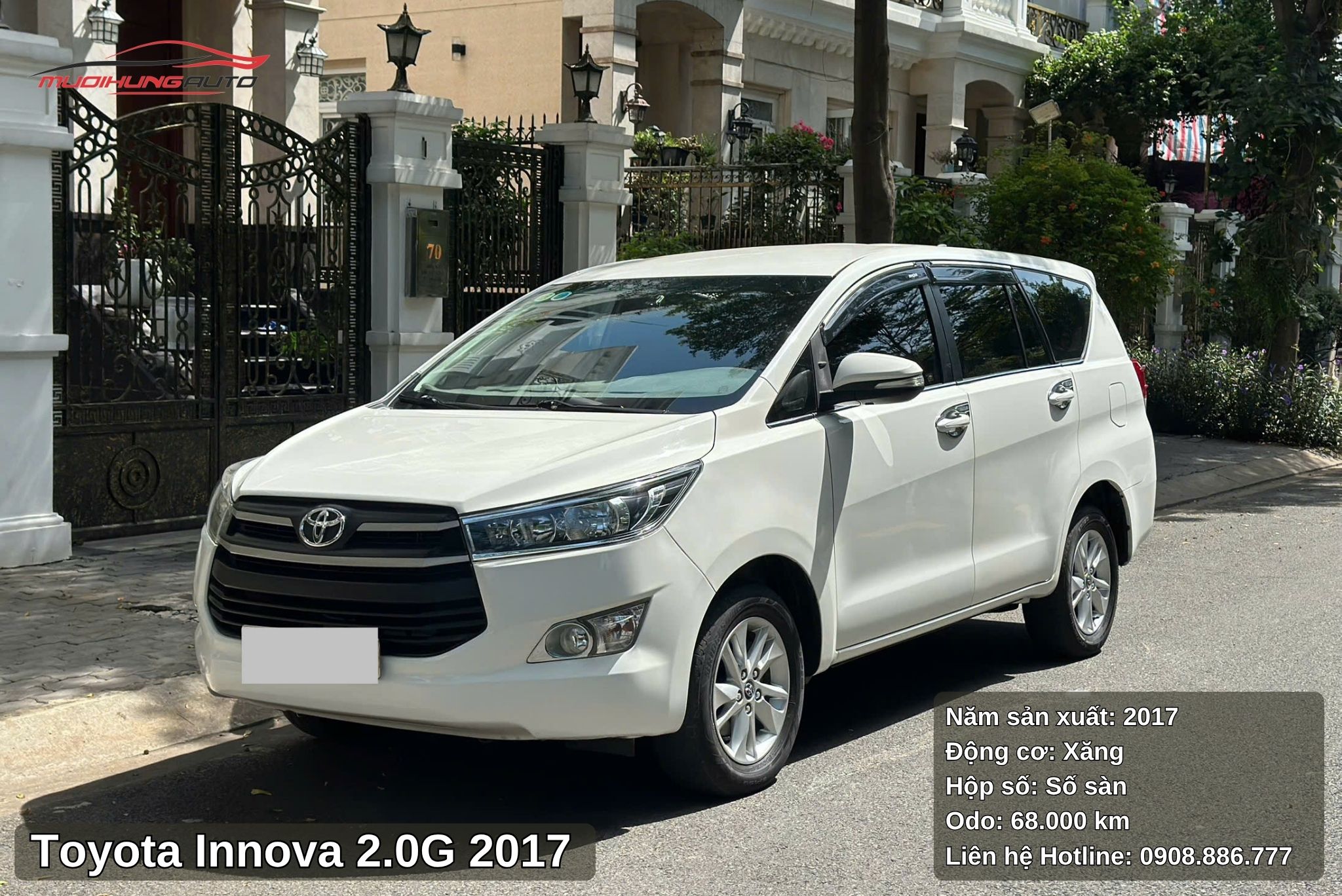 Đầu xe Toyota Innova 2.0G 2017
