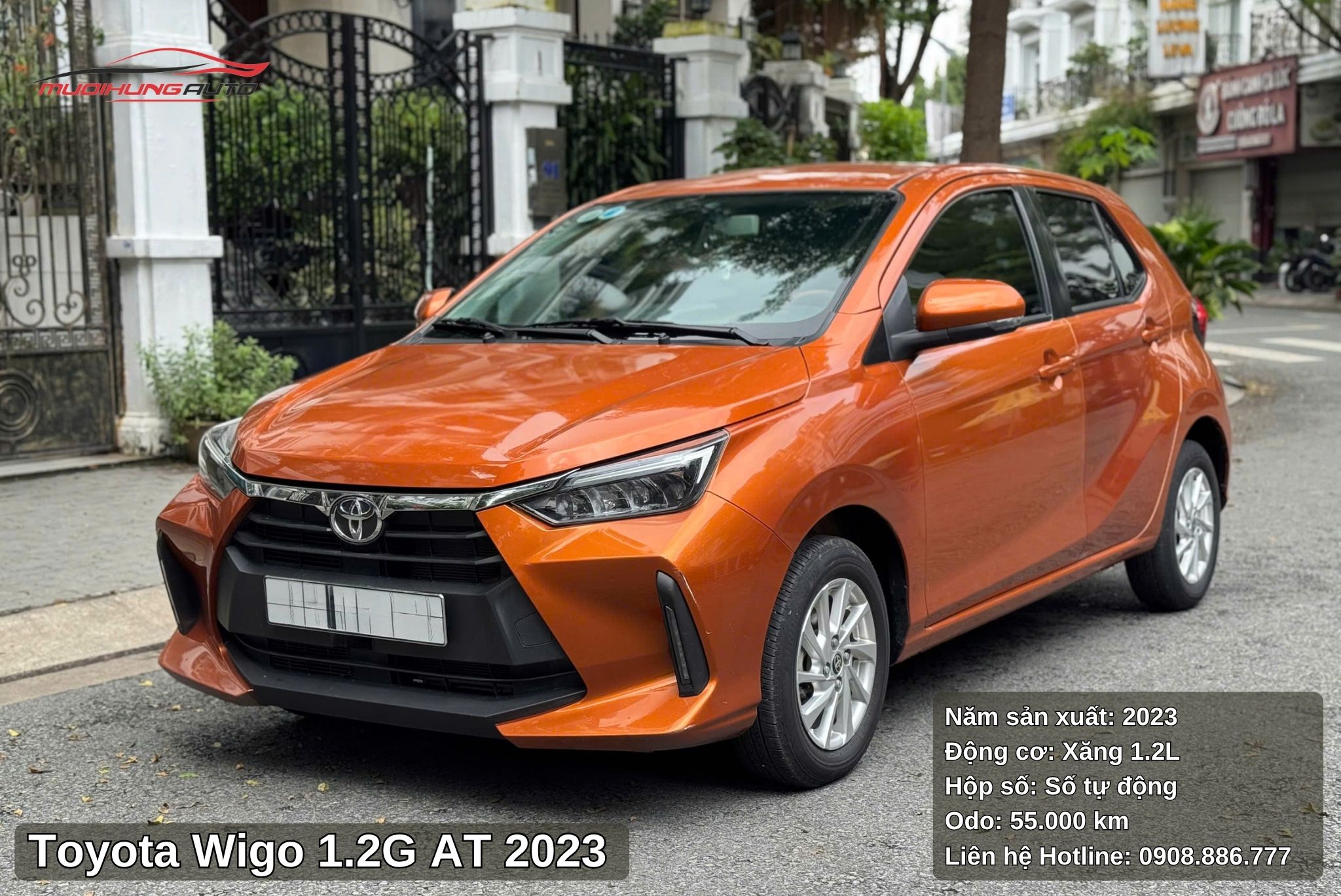 Đầu xe Toyota Wigo 1.2G AT 2023