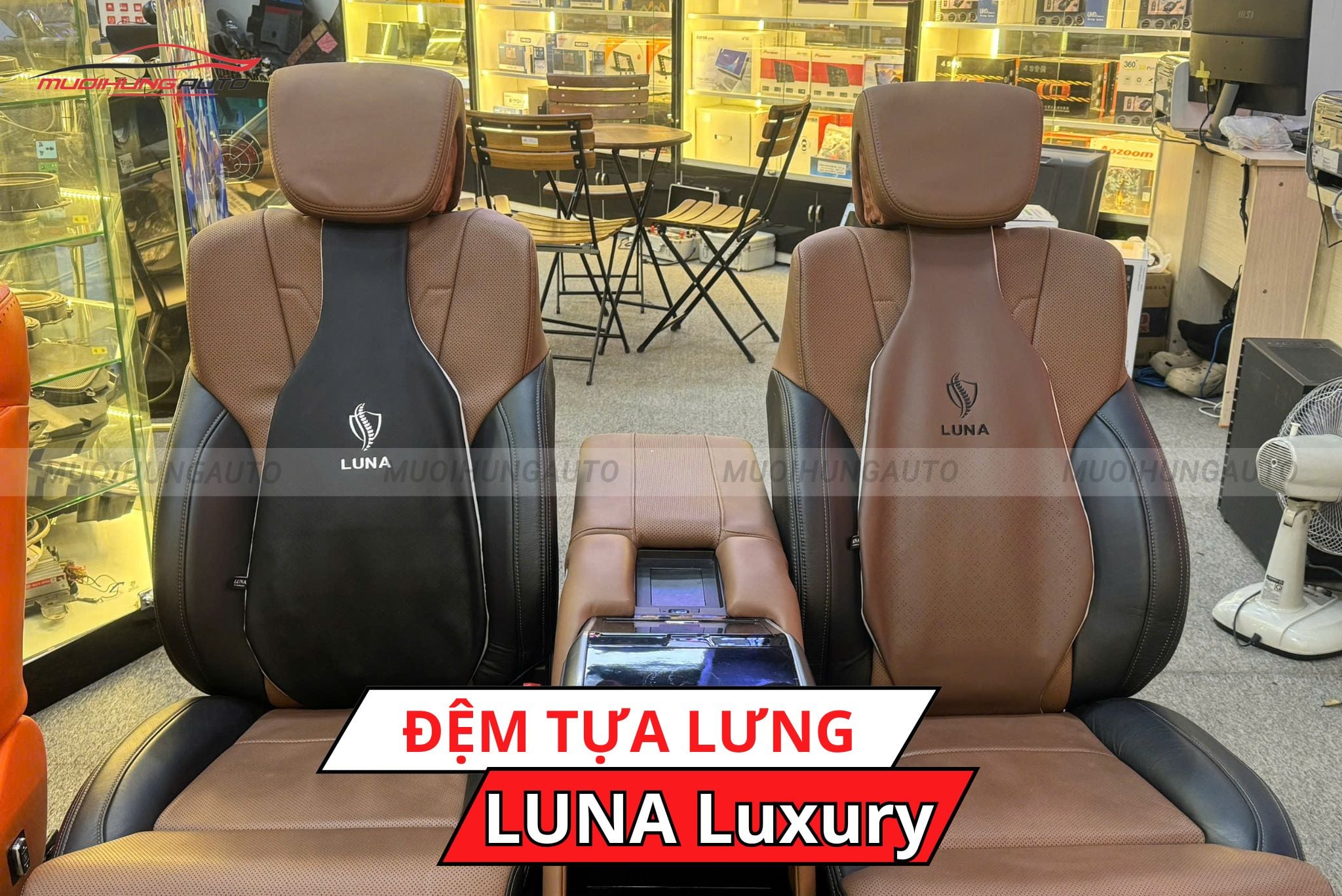Đệm tựa lưng xe hơi LUNA Luxury