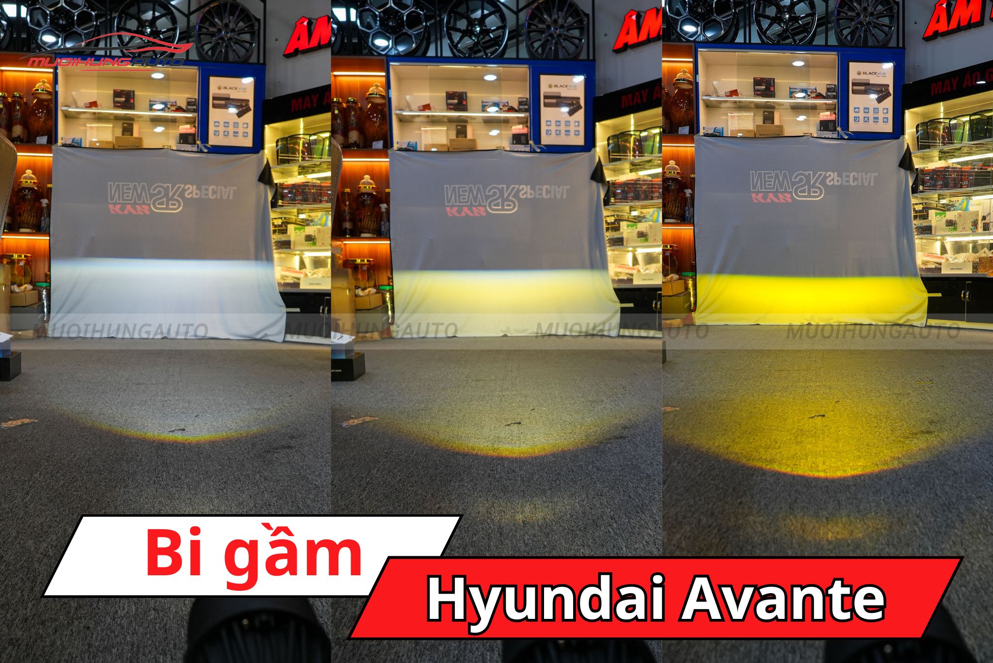 Đèn bi gầm Hyundai Avante