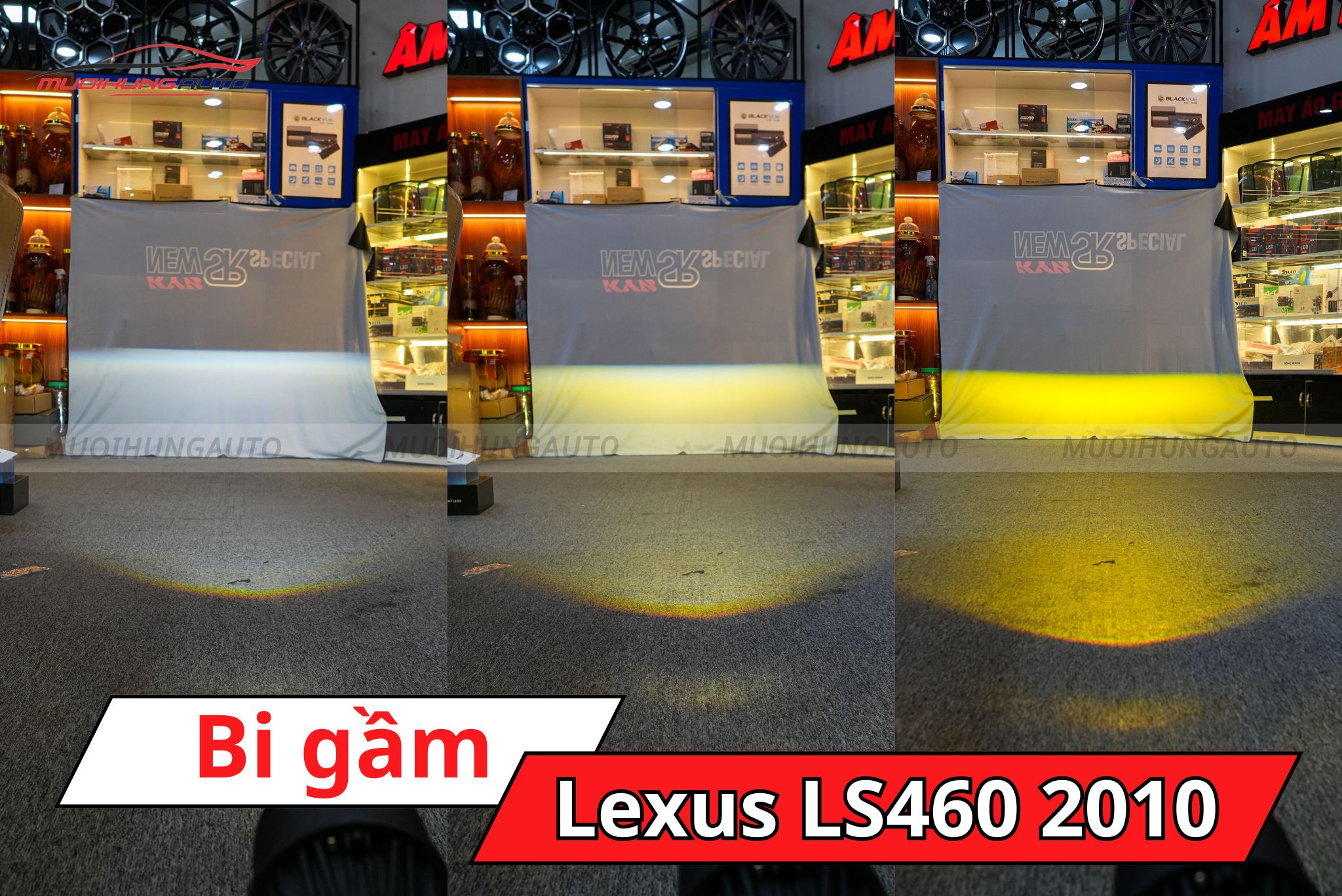 Đèn bi gầm Lexus LS460 2010