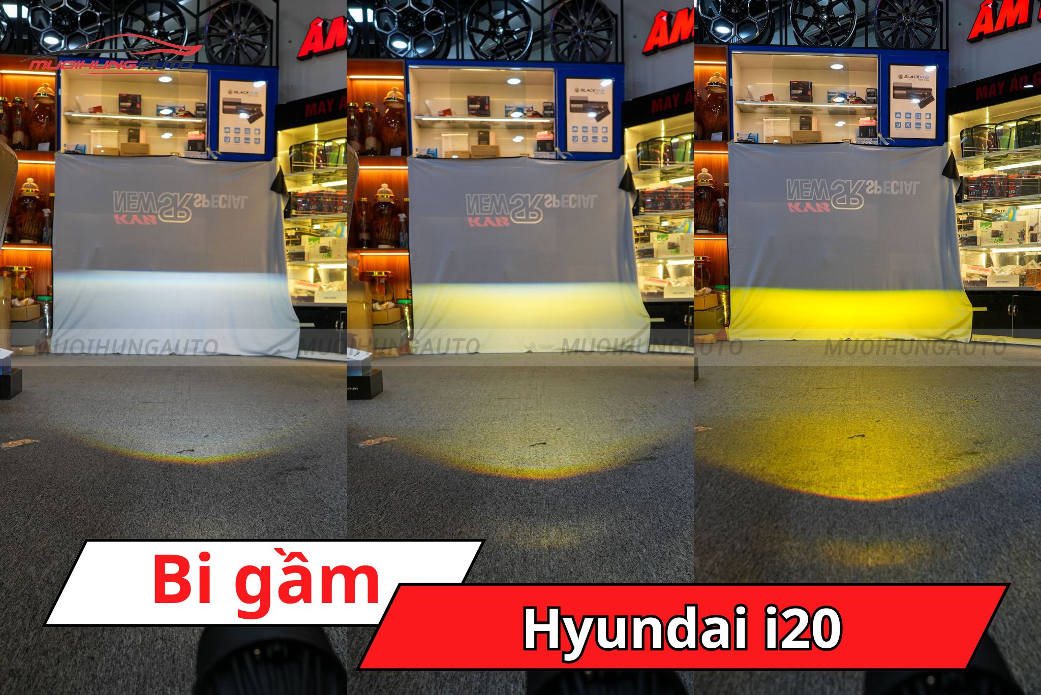 Đèn bi gầm ô tô Hyundai i20