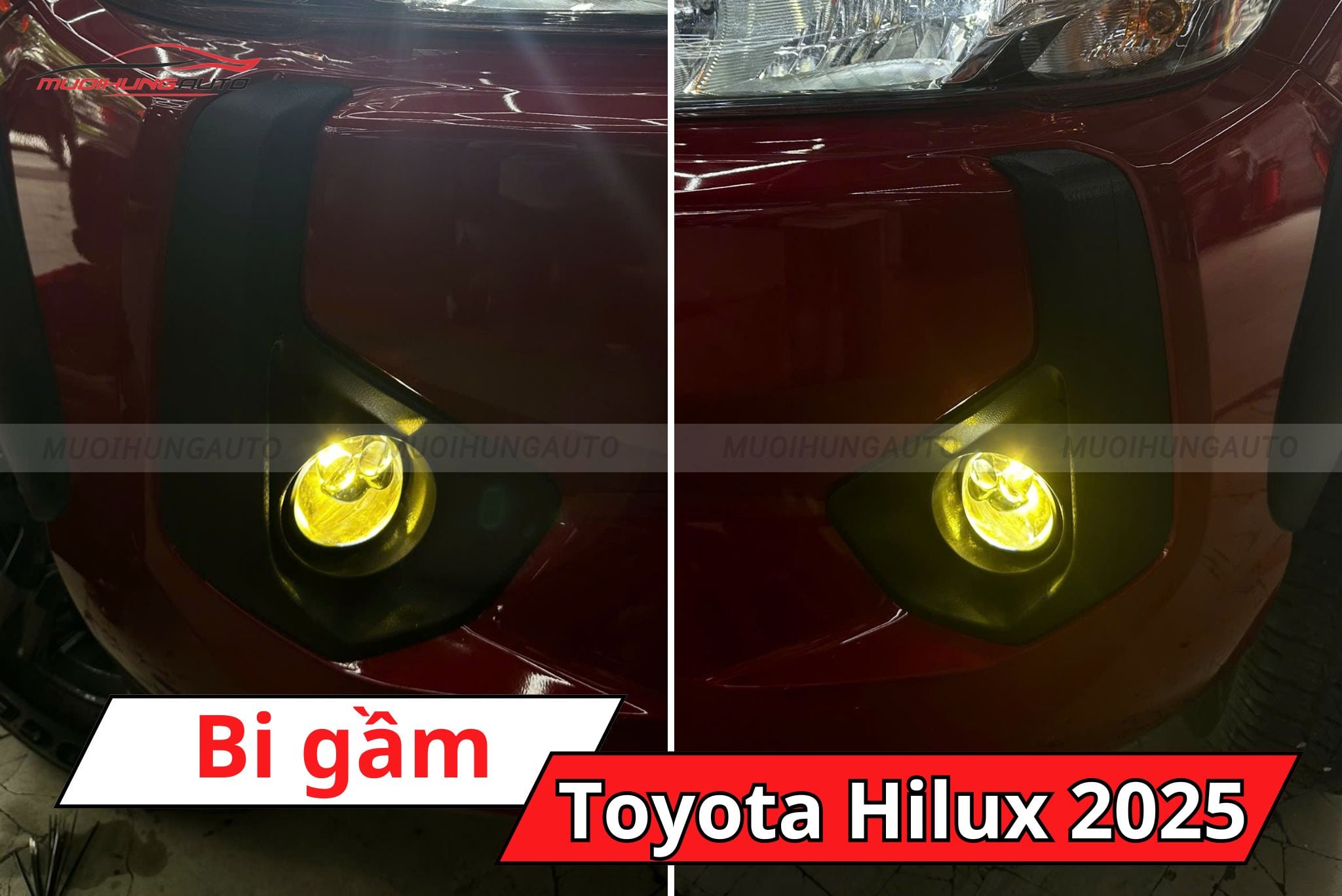 Đèn bi gầm ô tô Toyota Hilux 2025