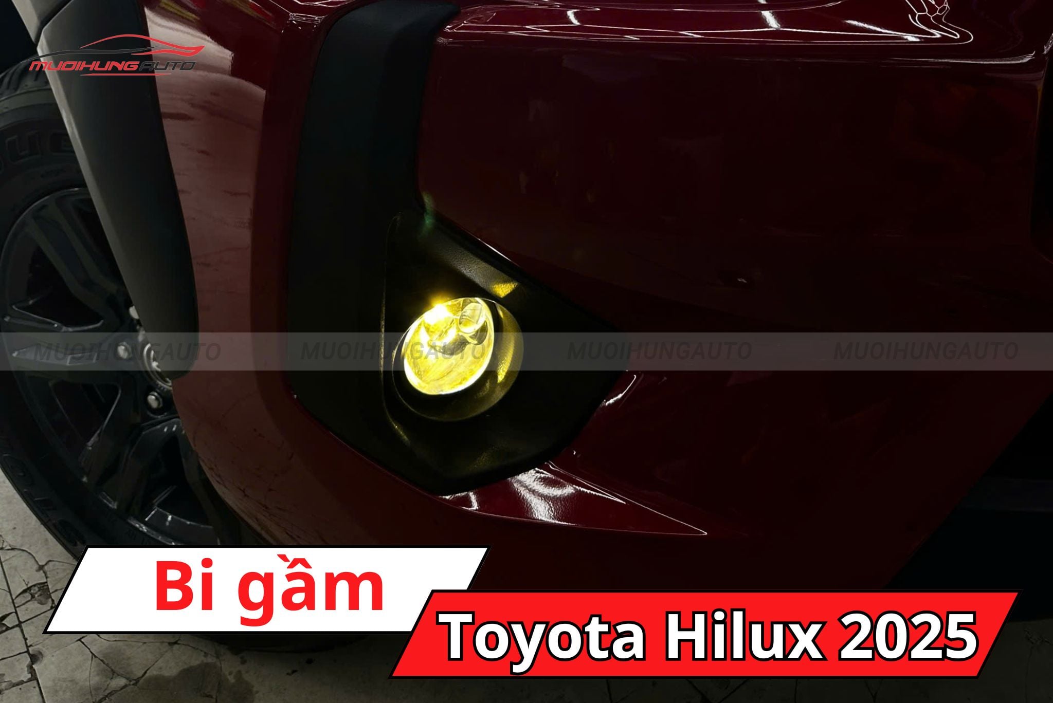 Đèn bi gầm Toyota Hilux 2025