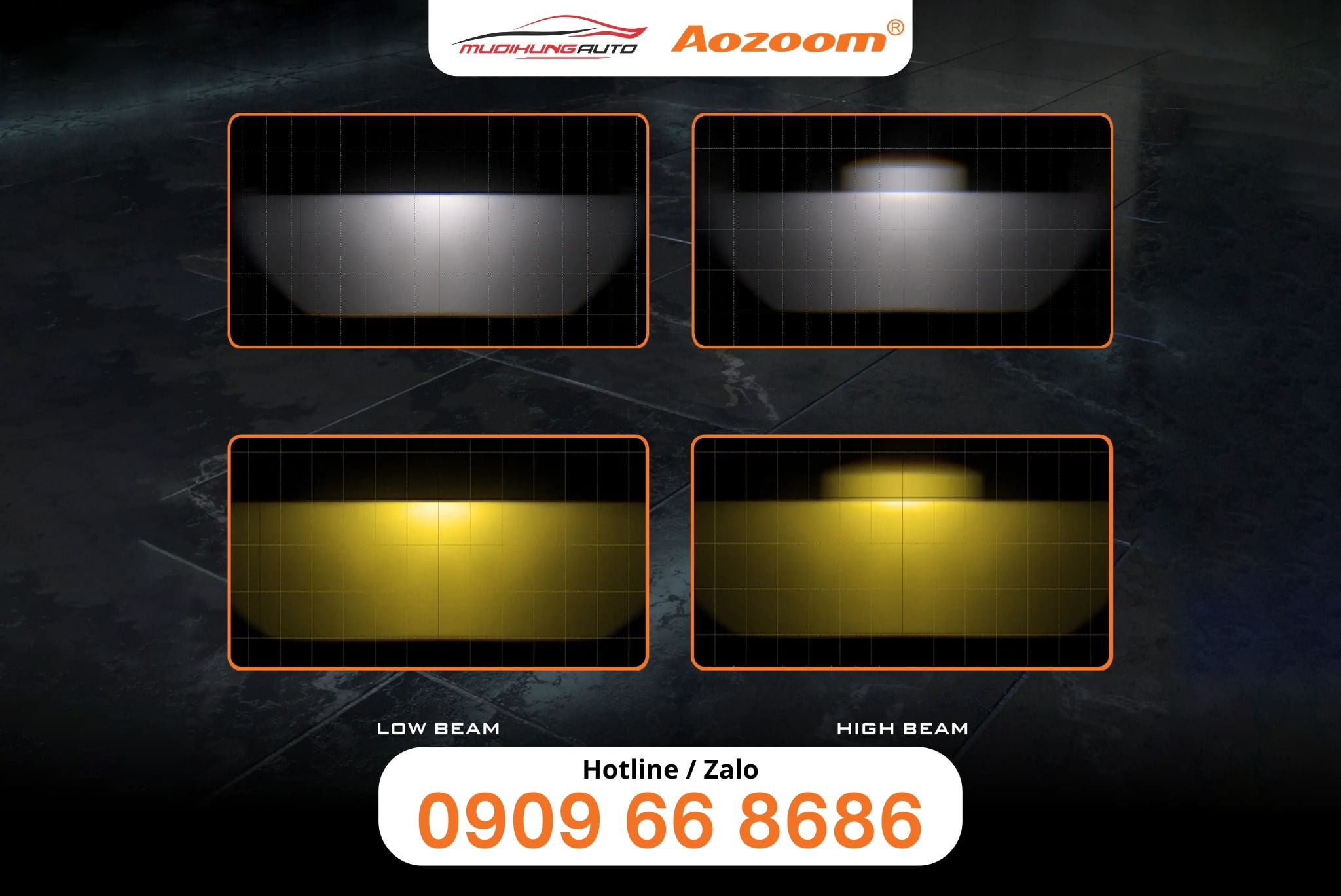 Đèn gầm dạng rời Aozoom EXTRA 3 LED EXTRA LIGHTS