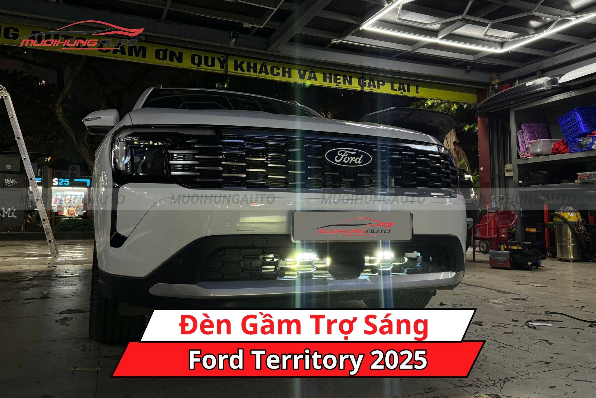 Đèn gầm trợ sáng cho Ford Territory 2025
