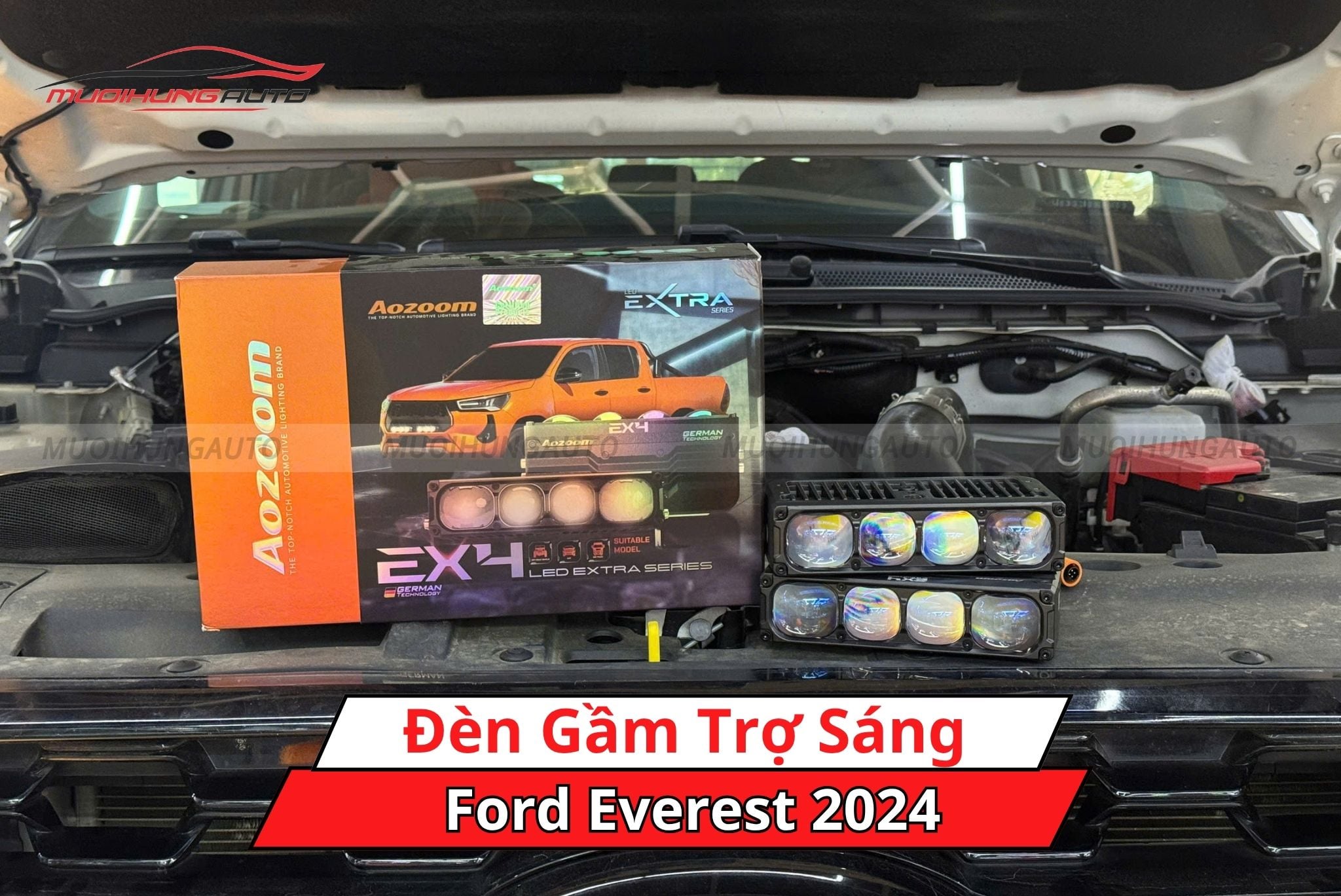 Đèn gầm trợ sáng cho xe Ford Everest 2024