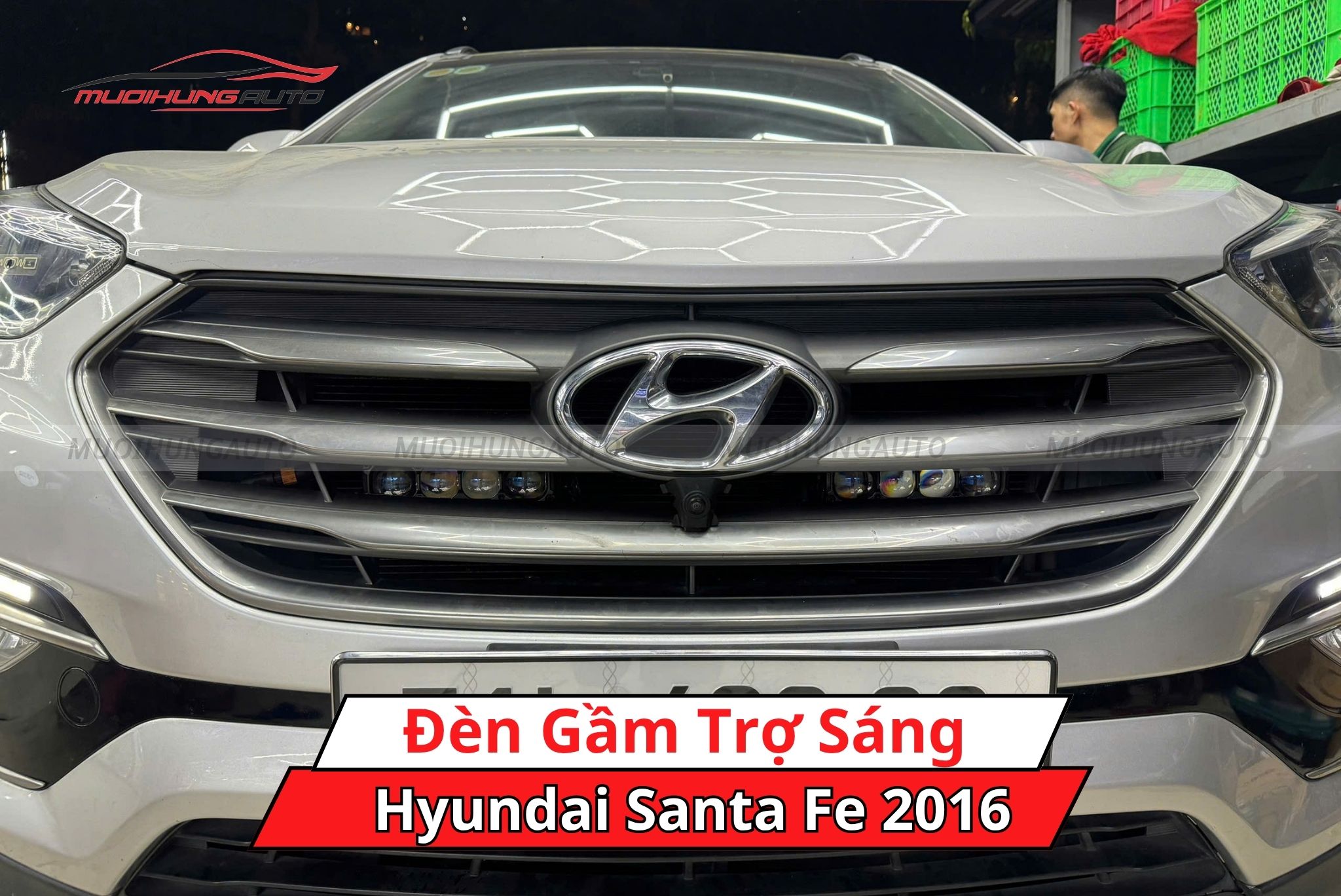 Đèn gầm trợ sáng Hyundai Santa Fe 2016
