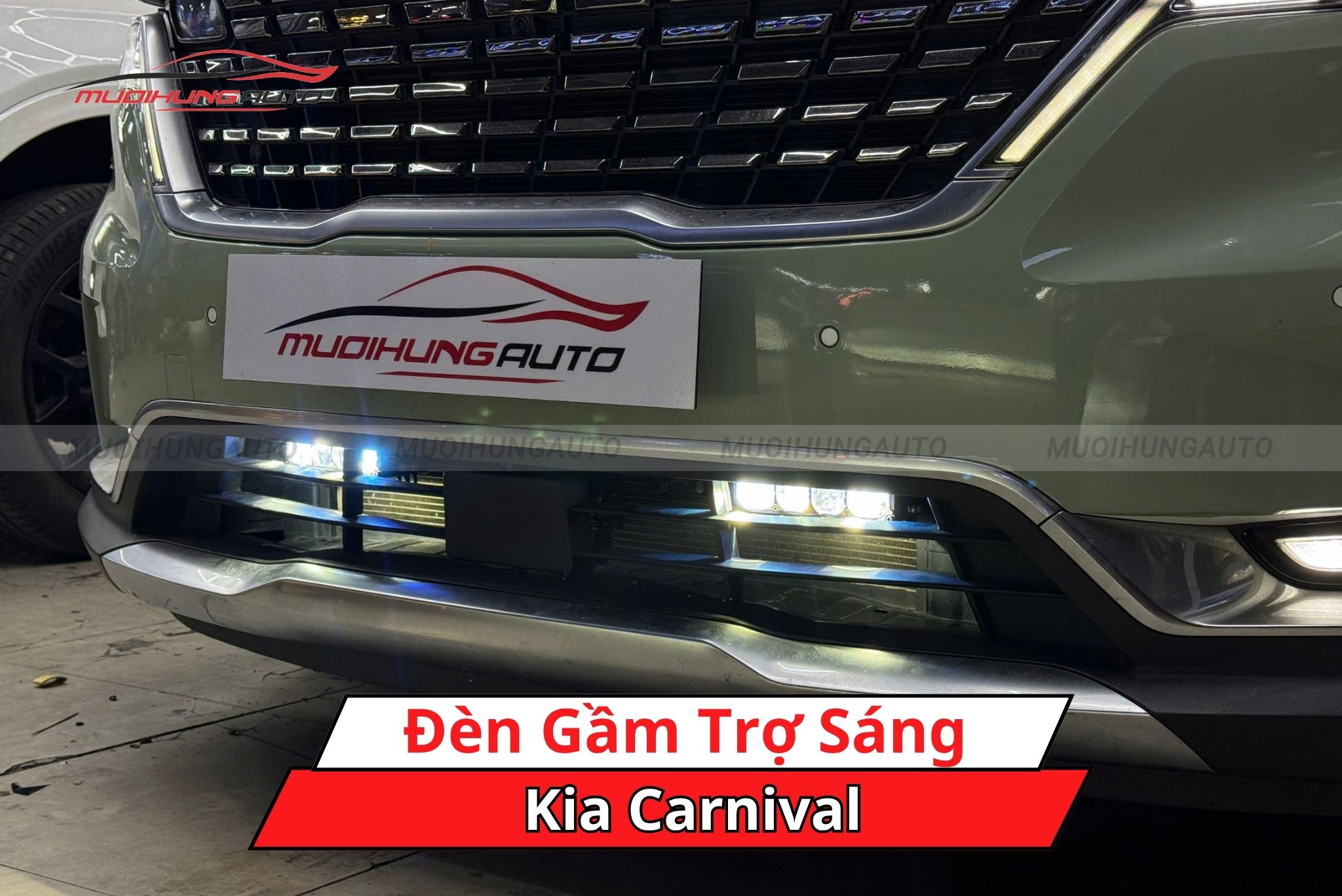 Đèn gầm trợ sáng ô tô Kia Carnival