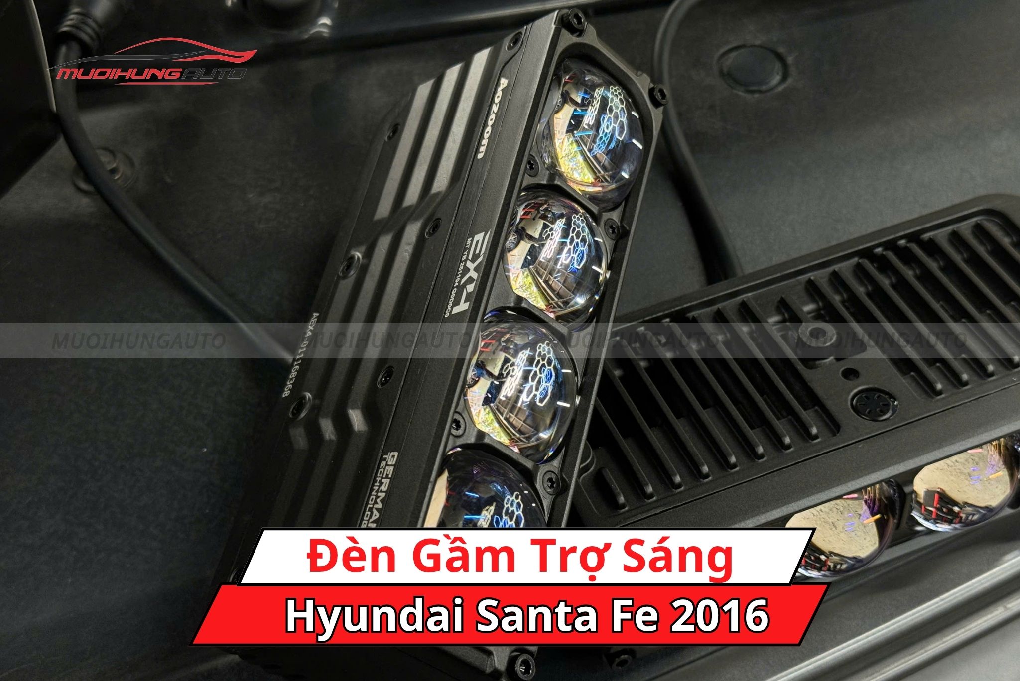 Đèn gầm trợ sáng xe Hyundai Santa Fe 2016