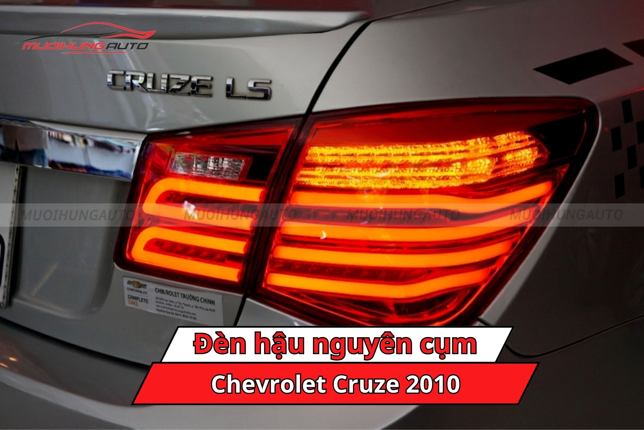 Đèn hậu nguyên cụm cho Chevrolet Cruze 2010