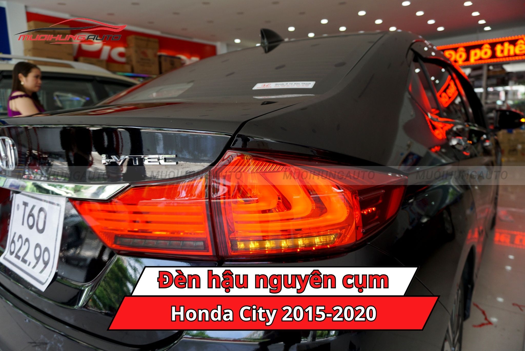 Đèn hậu nguyên cụm cho Honda City 2015-2020