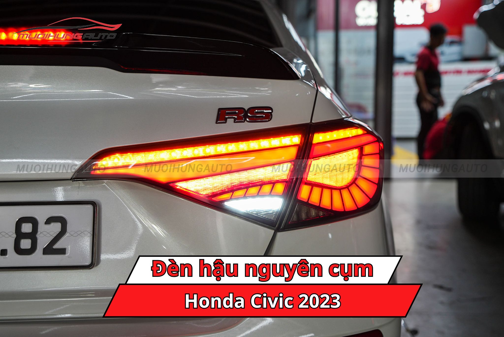Đèn hậu nguyên cụm cho Honda Civic 2023
