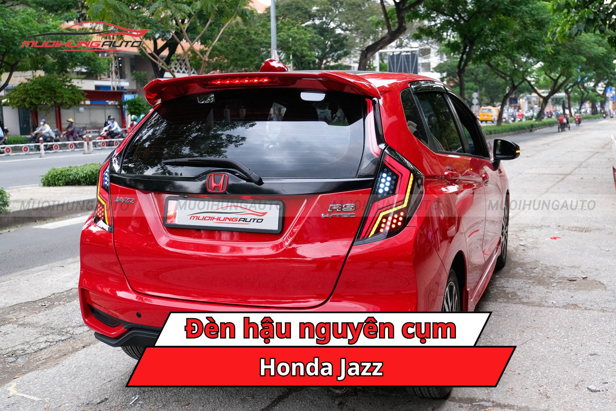 Đèn hậu nguyên cụm cho Honda Jazz
