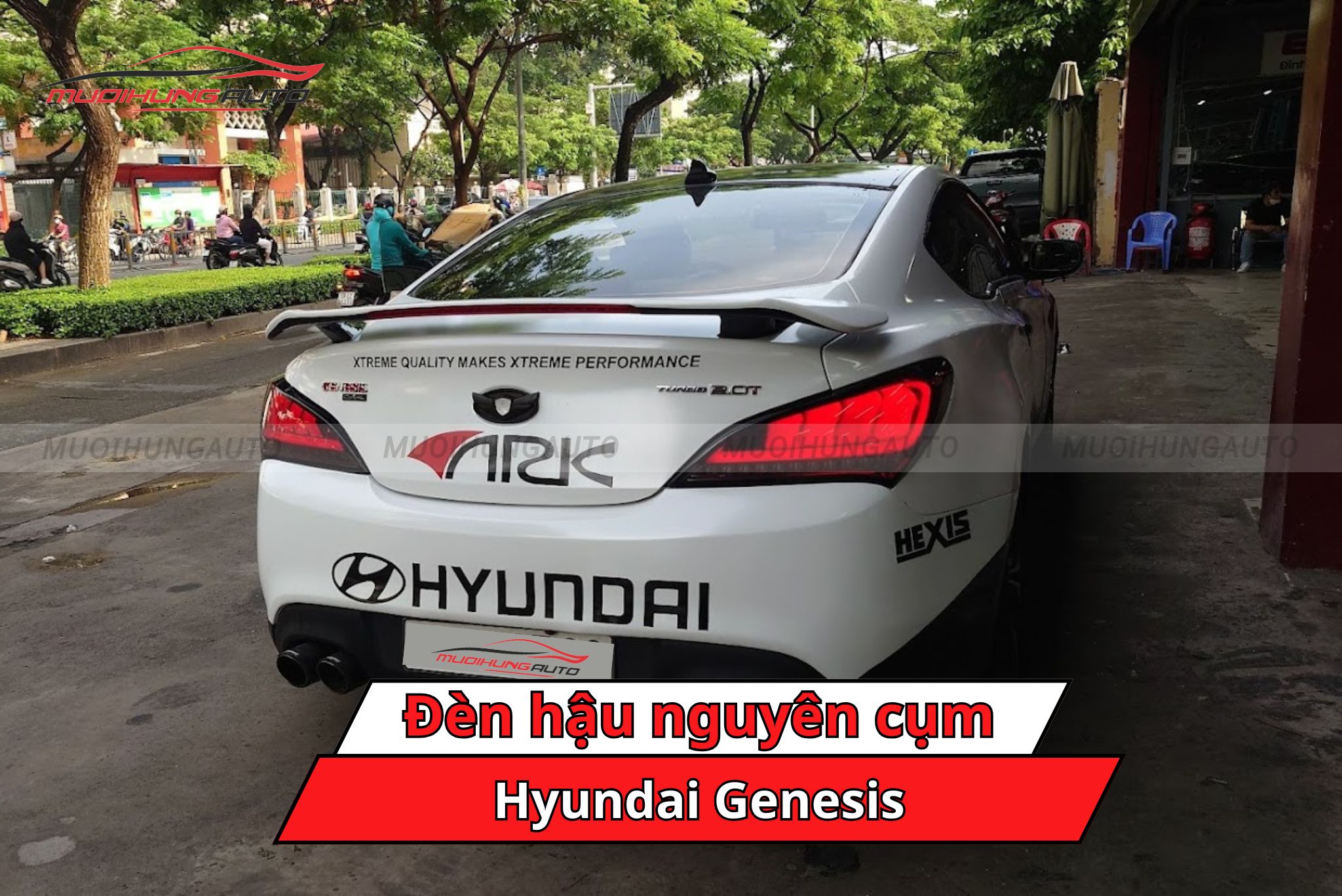 Đèn hậu nguyên cụm cho Hyundai Genesis