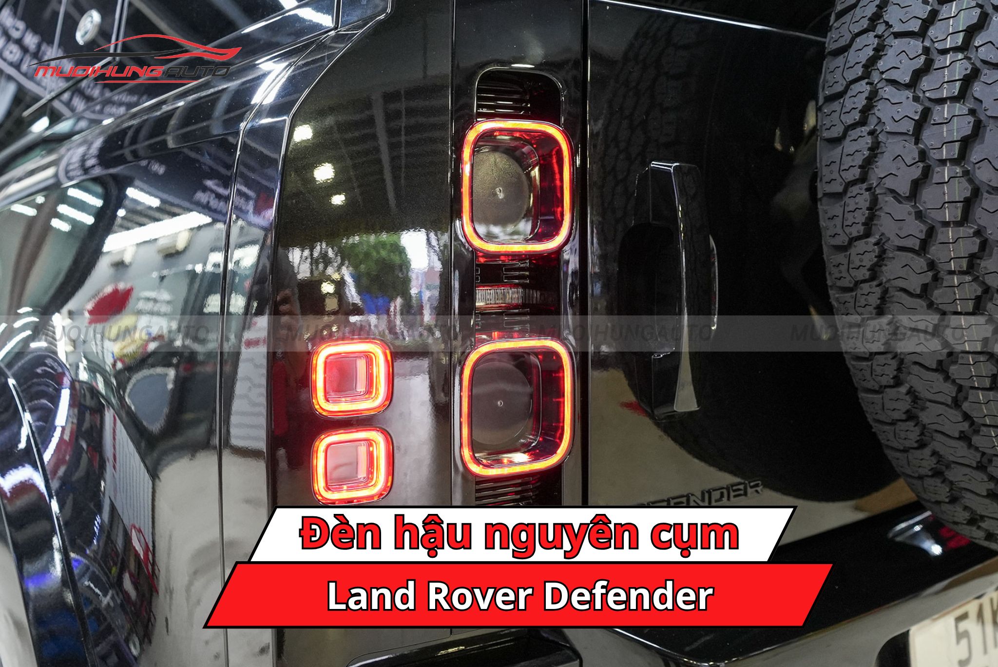 Đèn hậu nguyên cụm cho Land Rover Defender