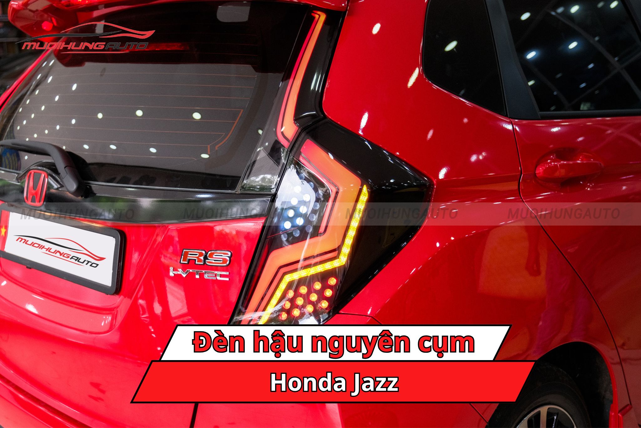 Đèn hậu nguyên cụm cho ô tô Honda Jazz