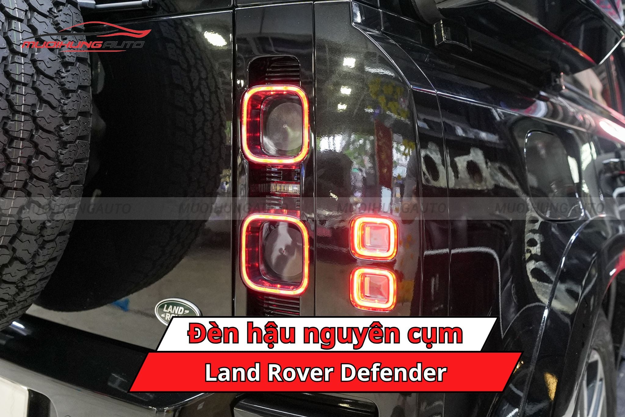 Đèn hậu nguyên cụm cho ô tô Land Rover Defender