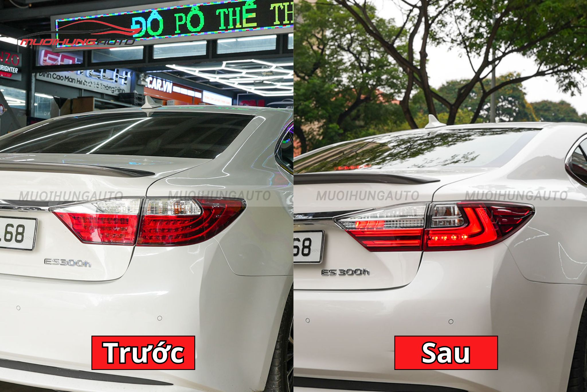 Đèn hậu nguyên cụm cho ô tô Lexus ES300 2016-2017