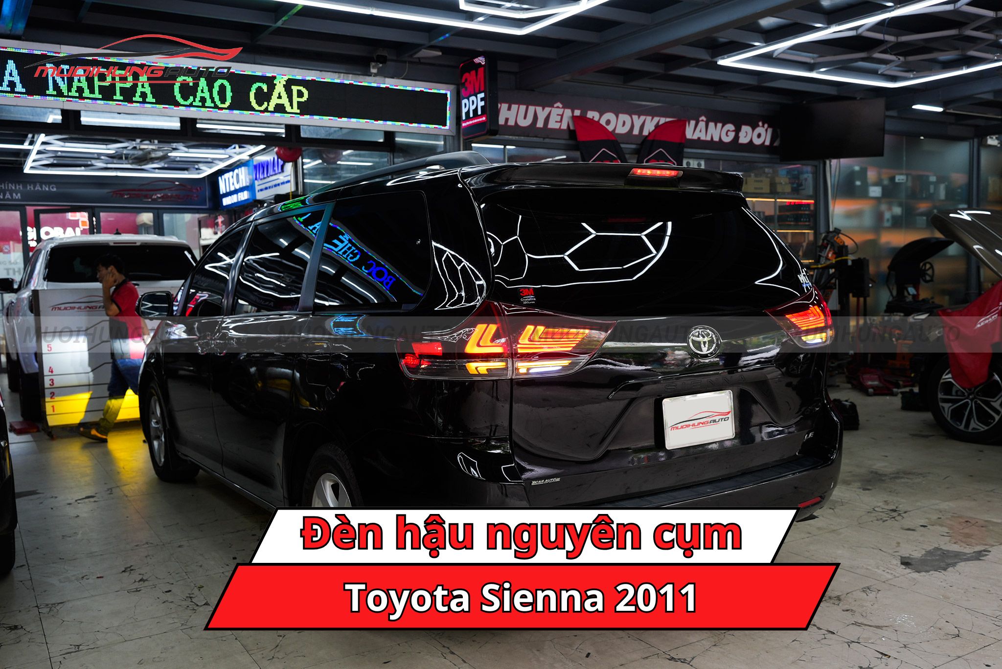 Đèn hậu nguyên cụm cho ô tô Toyota Sienna 2011