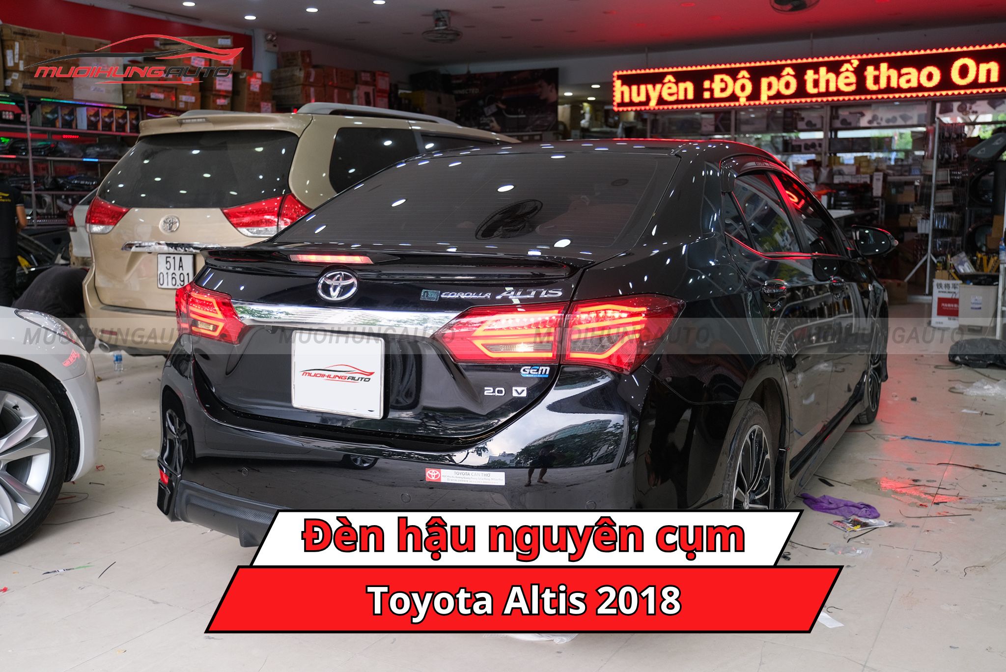 Đèn hậu nguyên cụm cho Toyota Altis 2018