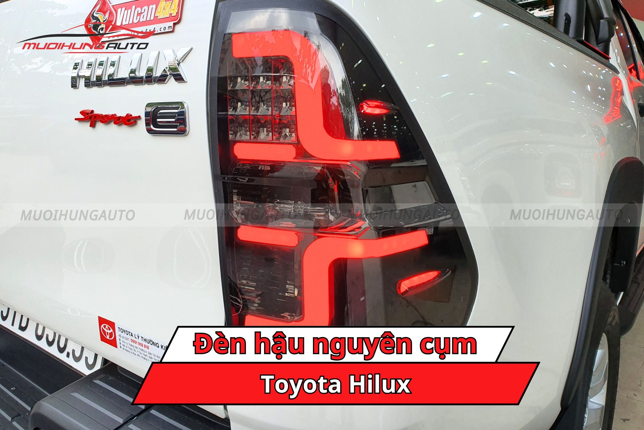 Đèn hậu nguyên cụm cho Toyota Hilux