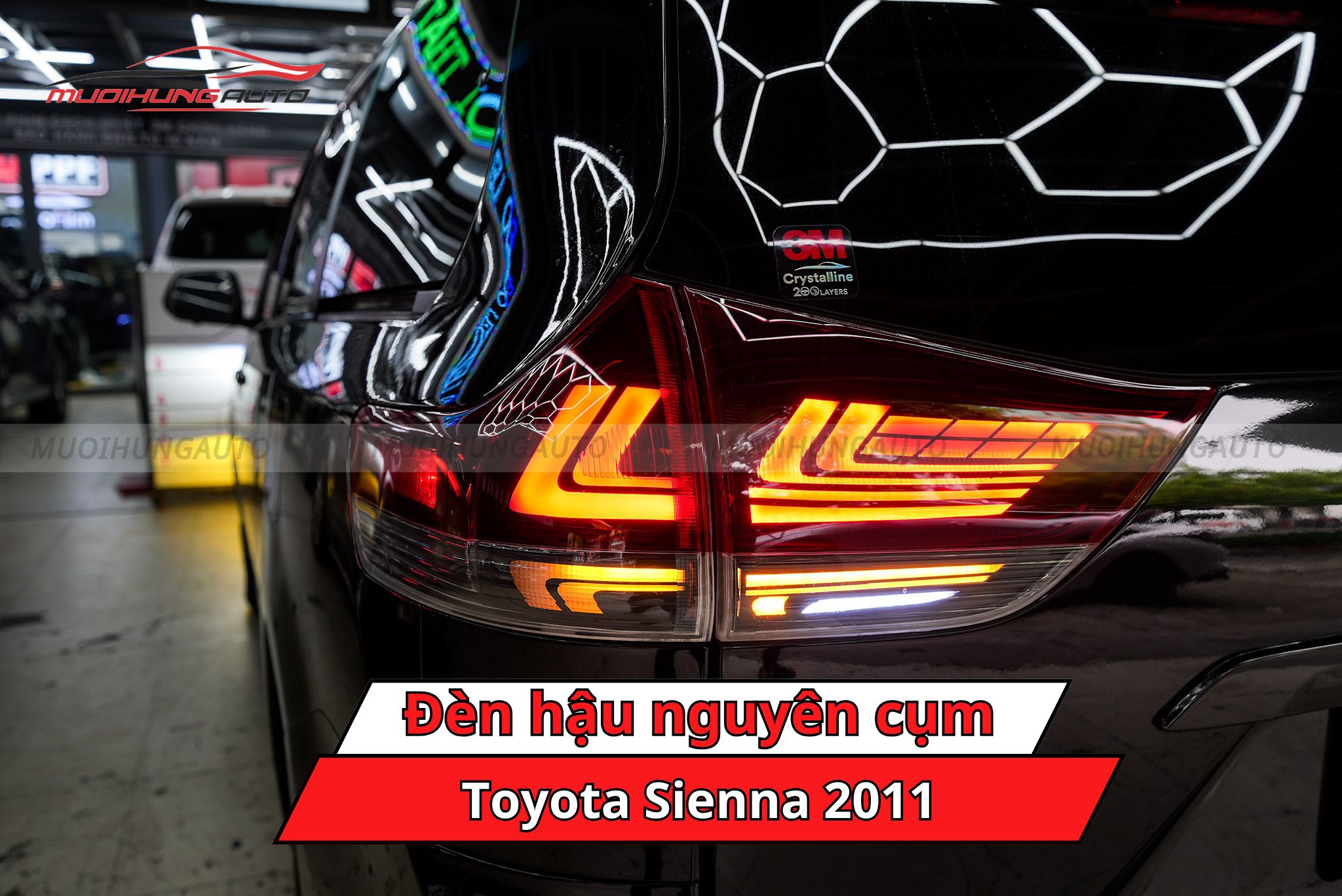 Đèn hậu nguyên cụm cho Toyota Sienna 2011