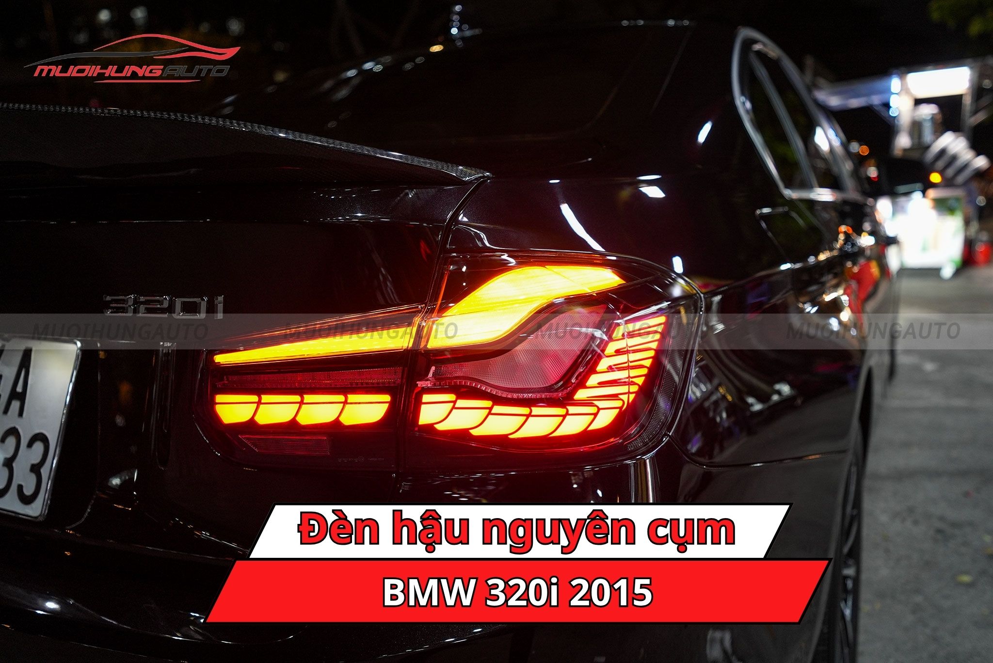 Đèn hậu nguyên cụm cho xe BMW 320i 2015