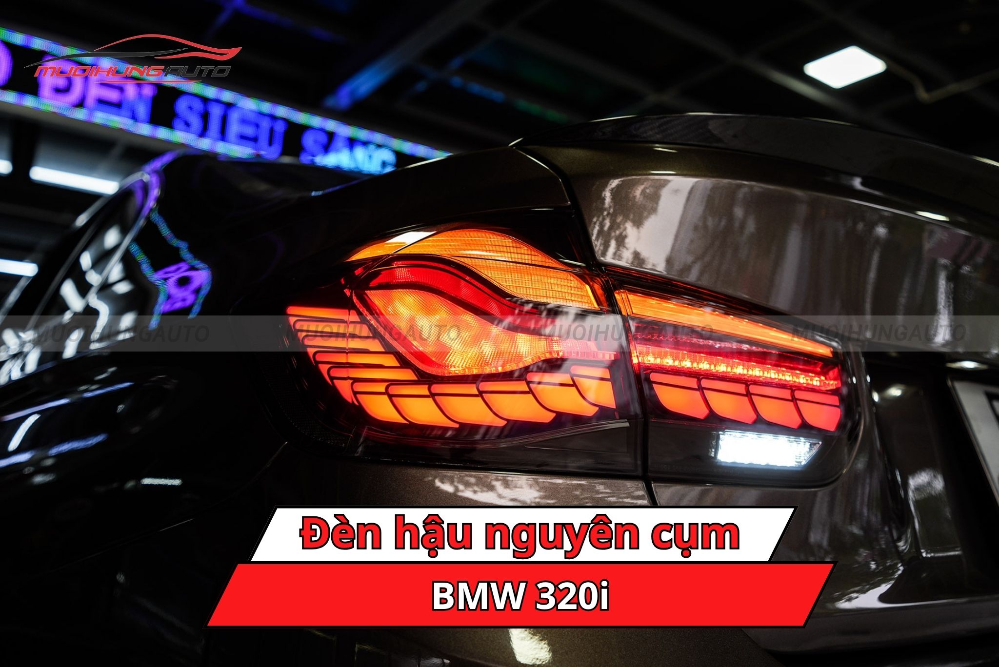 Đèn hậu nguyên cụm cho xe BMW 320i
