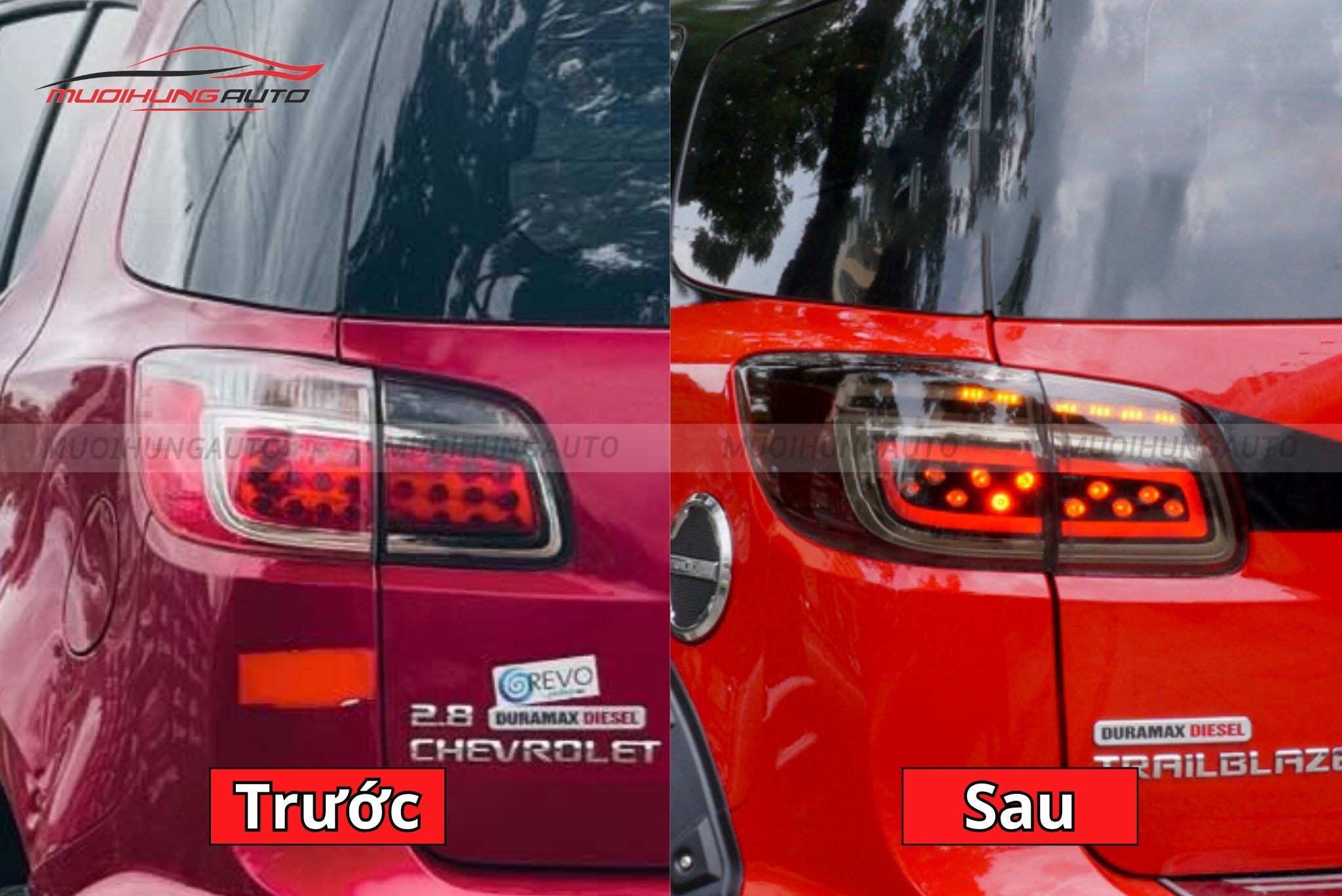 Đèn hậu nguyên cụm cho xe Chevrolet Trailblazer