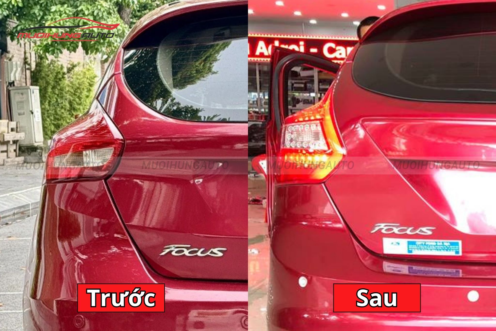 Đèn hậu nguyên cụm cho xe Ford Focus 2018