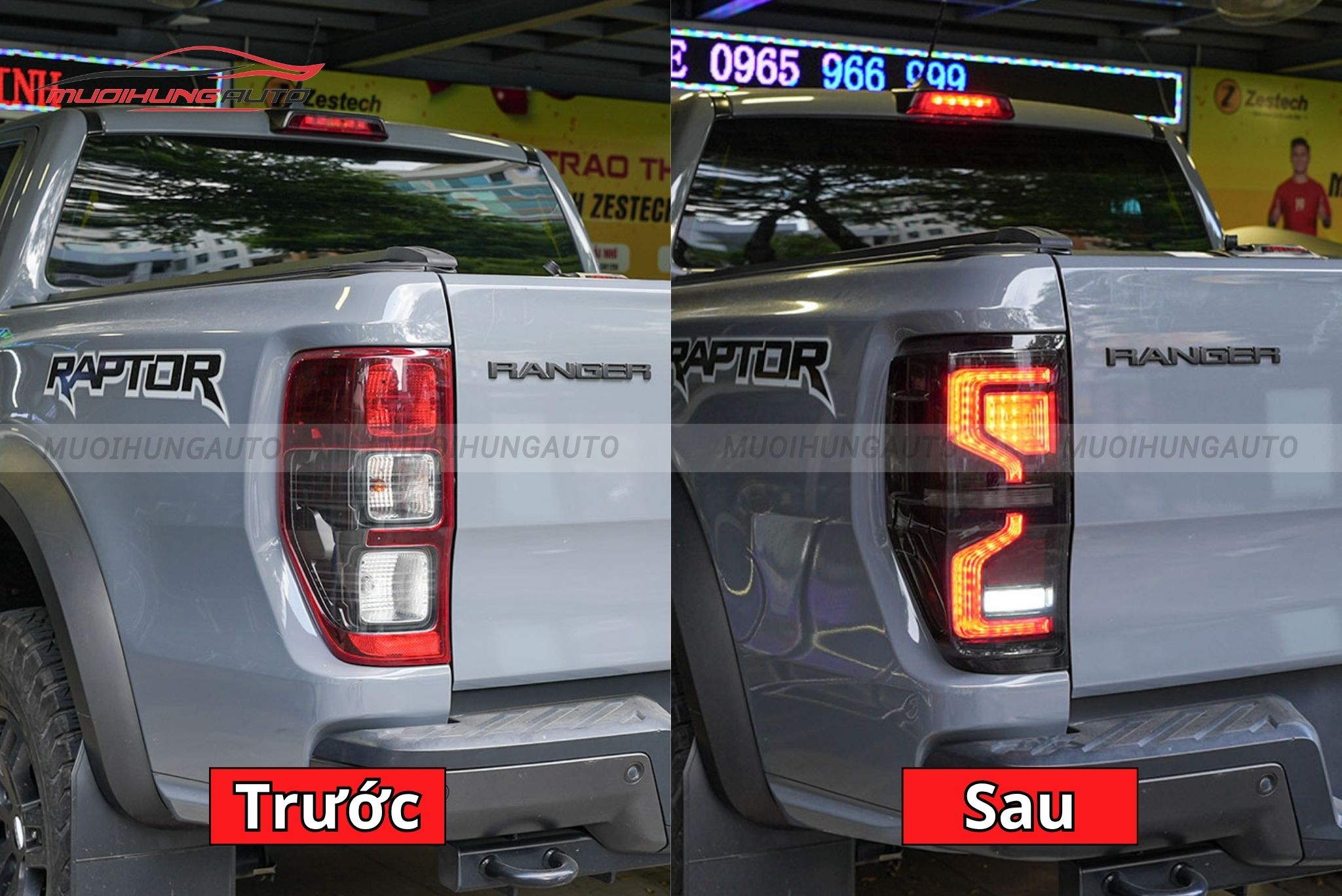 Đèn hậu nguyên cụm cho xe Ford Raptor 2021