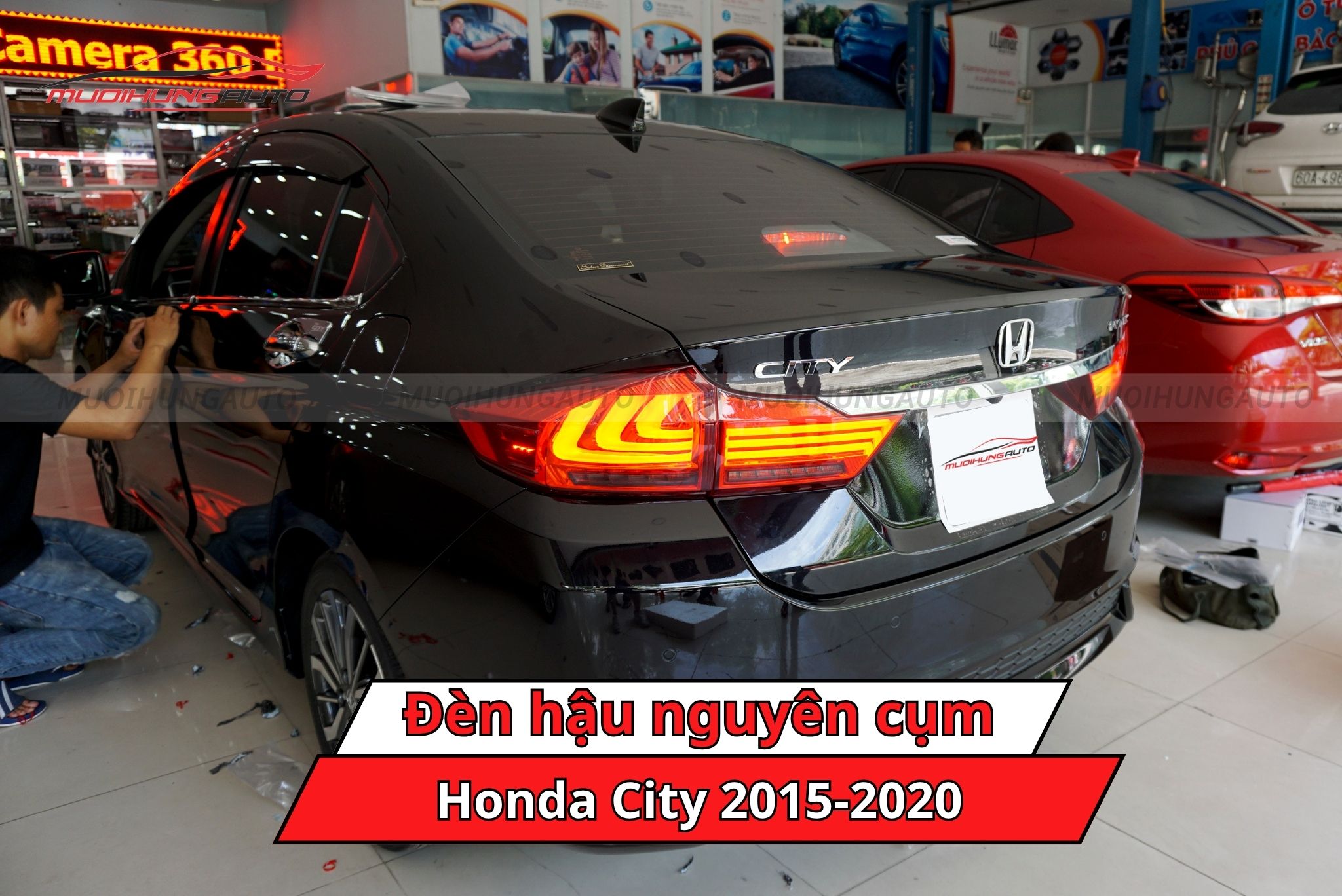 Đèn hậu nguyên cụm cho xe Honda City 2015-2020