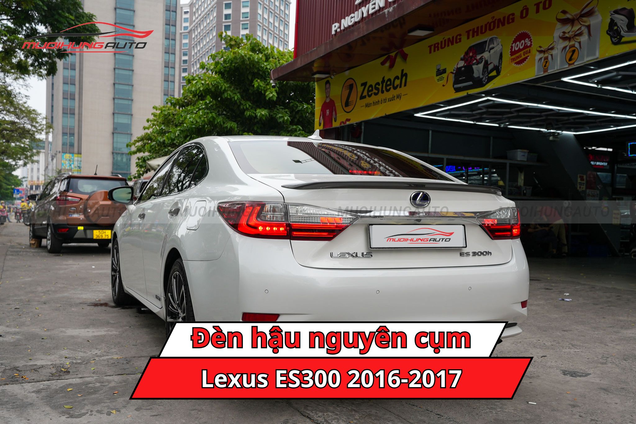 Đèn hậu nguyên cụm cho xe Lexus ES300 2016-2017