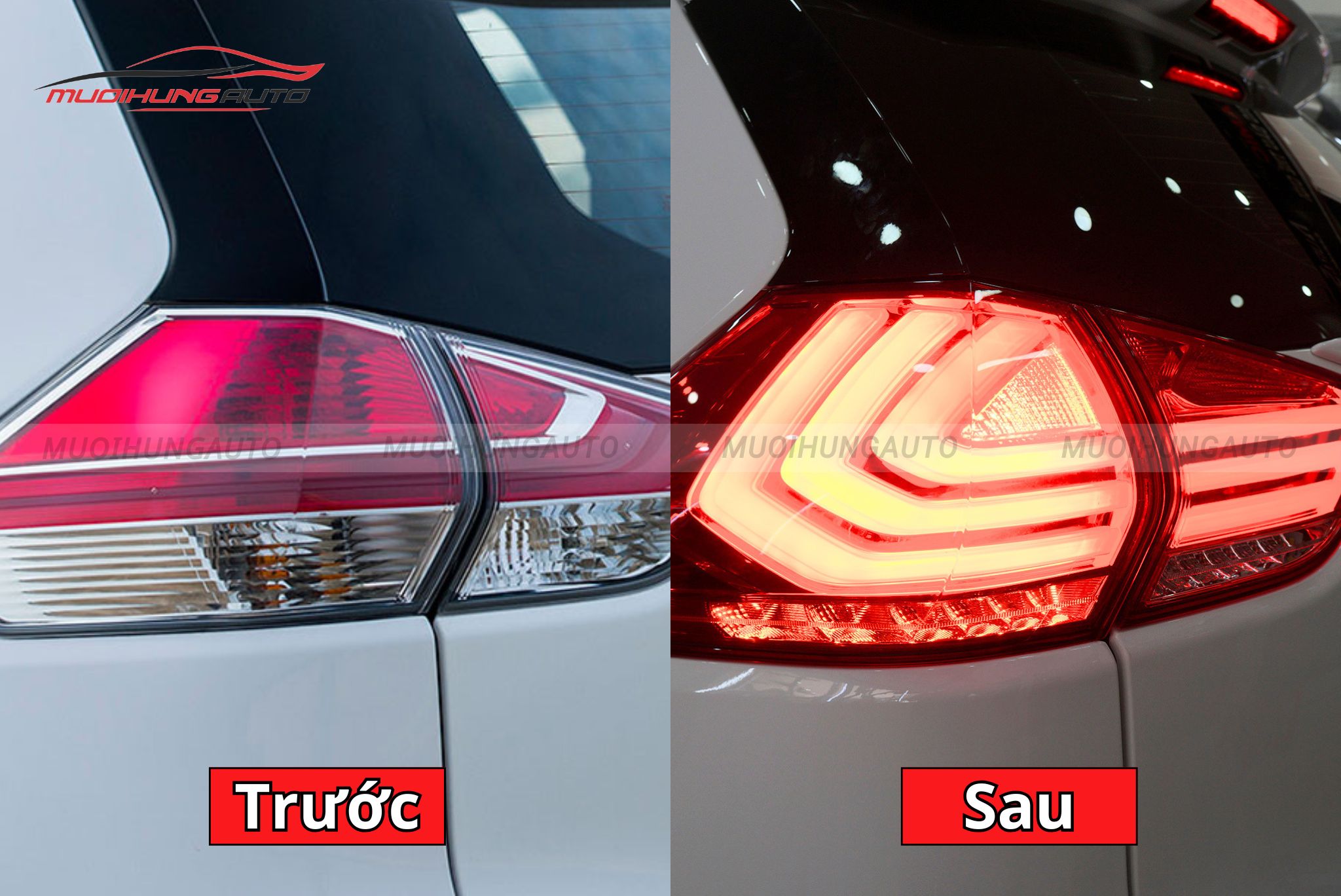Đèn hậu nguyên cụm cho xe Nissan X-Trail
