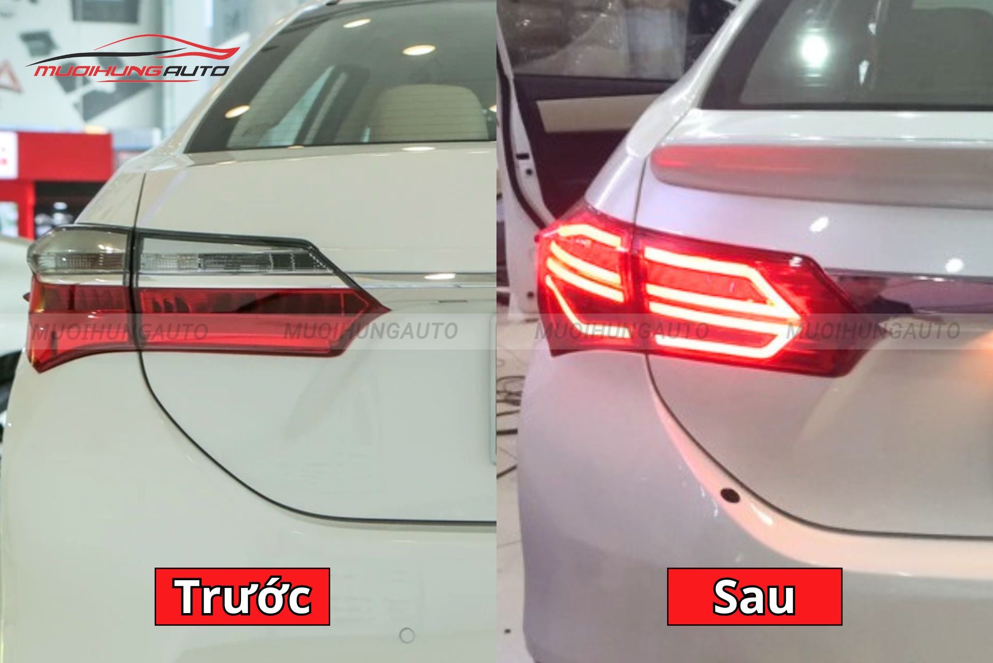 Đèn hậu nguyên cụm cho xe Toyota Altis