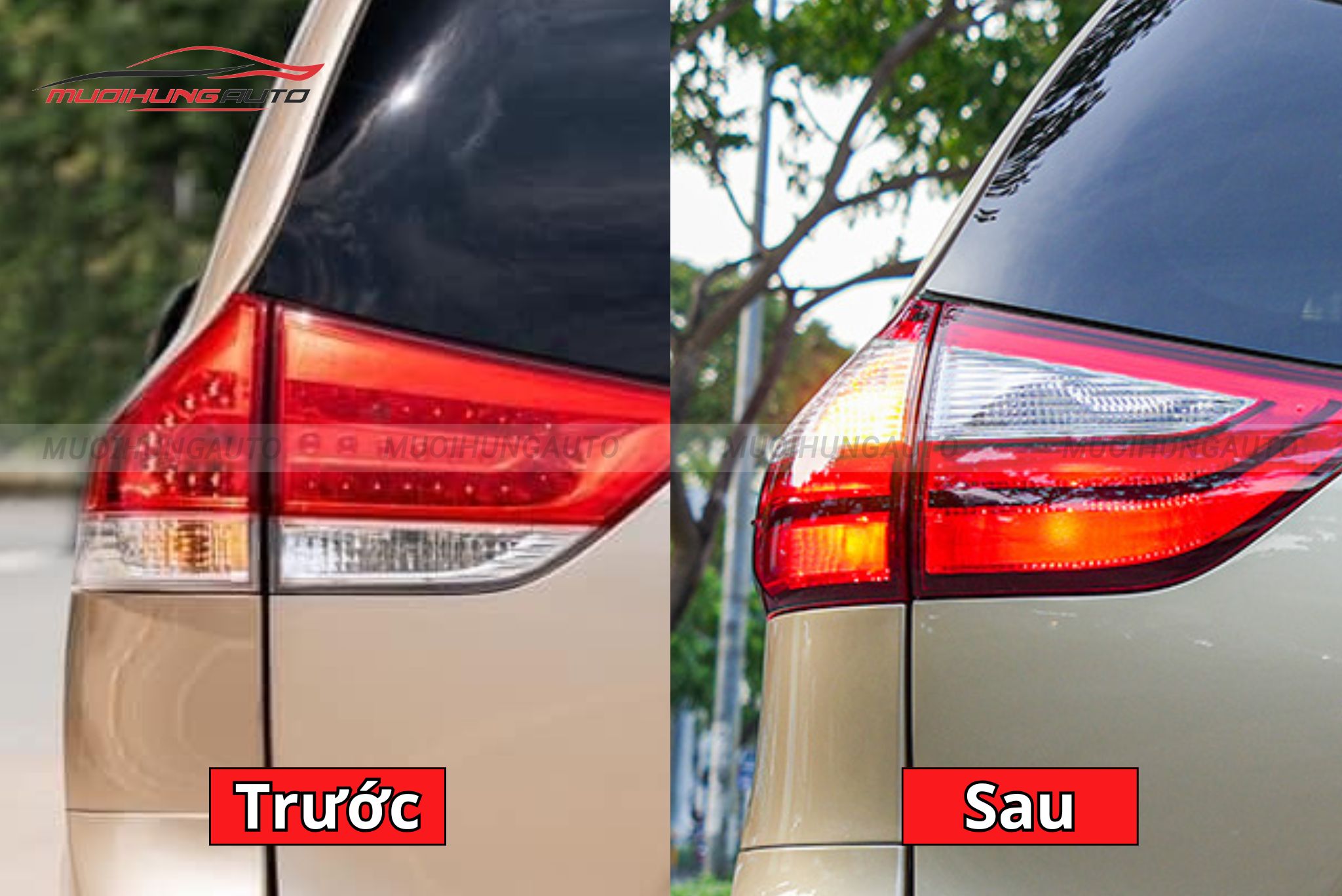 Đèn hậu nguyên cụm cho xe Toyota Sienna 2010