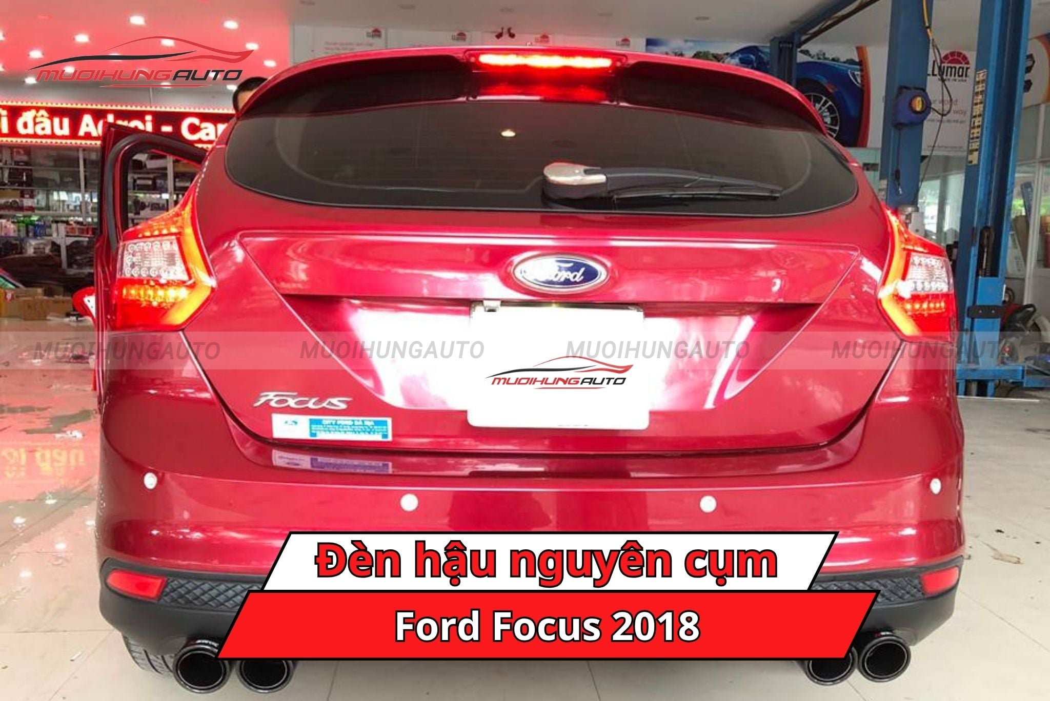 Đèn hậu nguyên cụm Ford Focus 2018