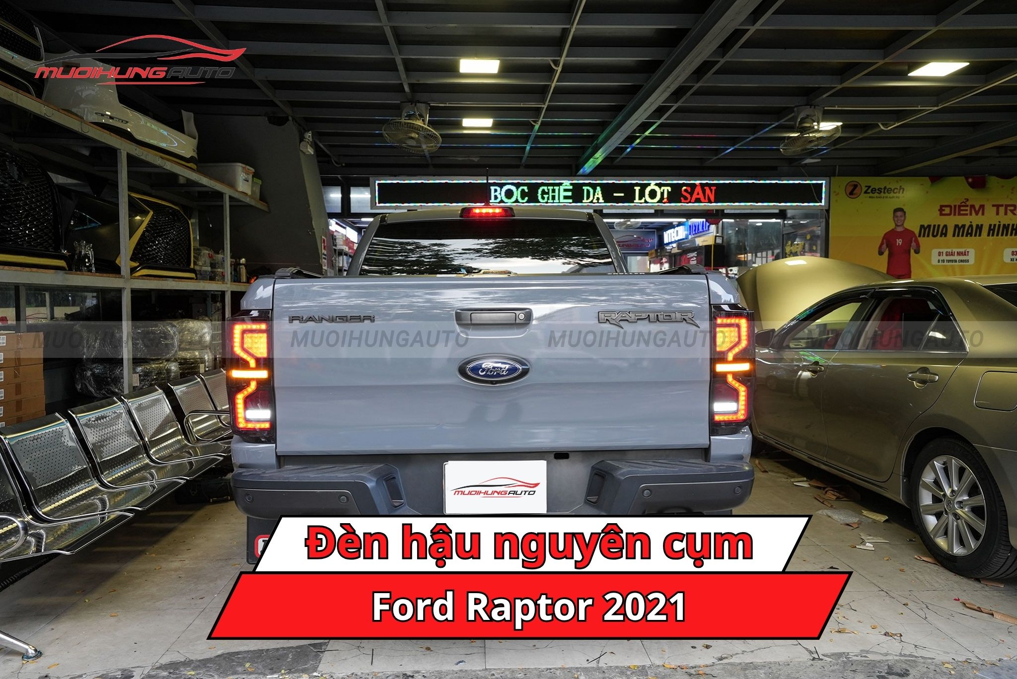 Đèn hậu nguyên cụm Ford Raptor 2021