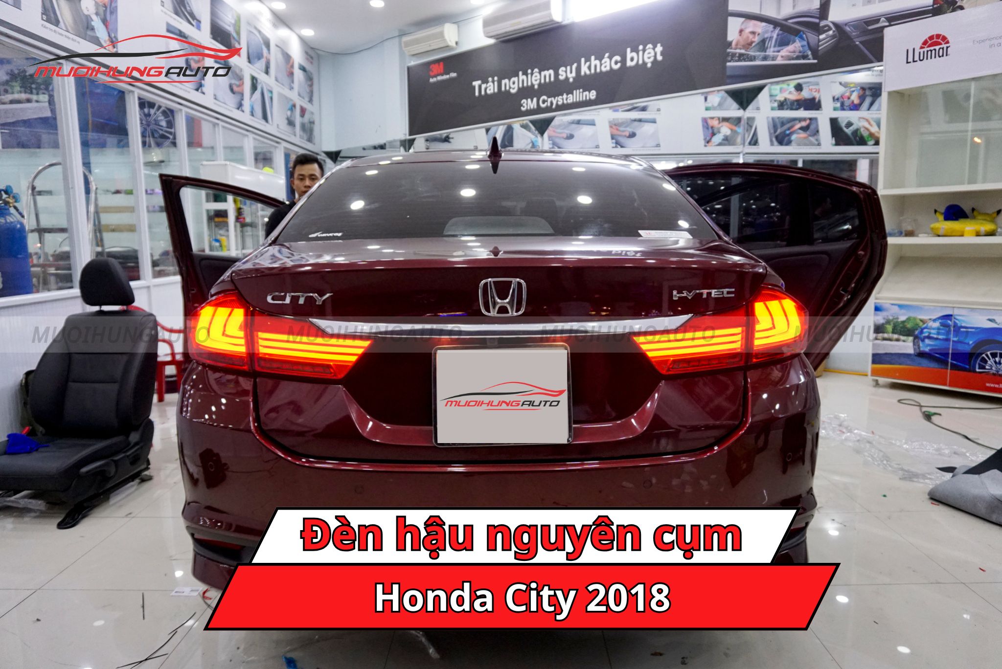 Đèn hậu nguyên cụm Honda City 2018