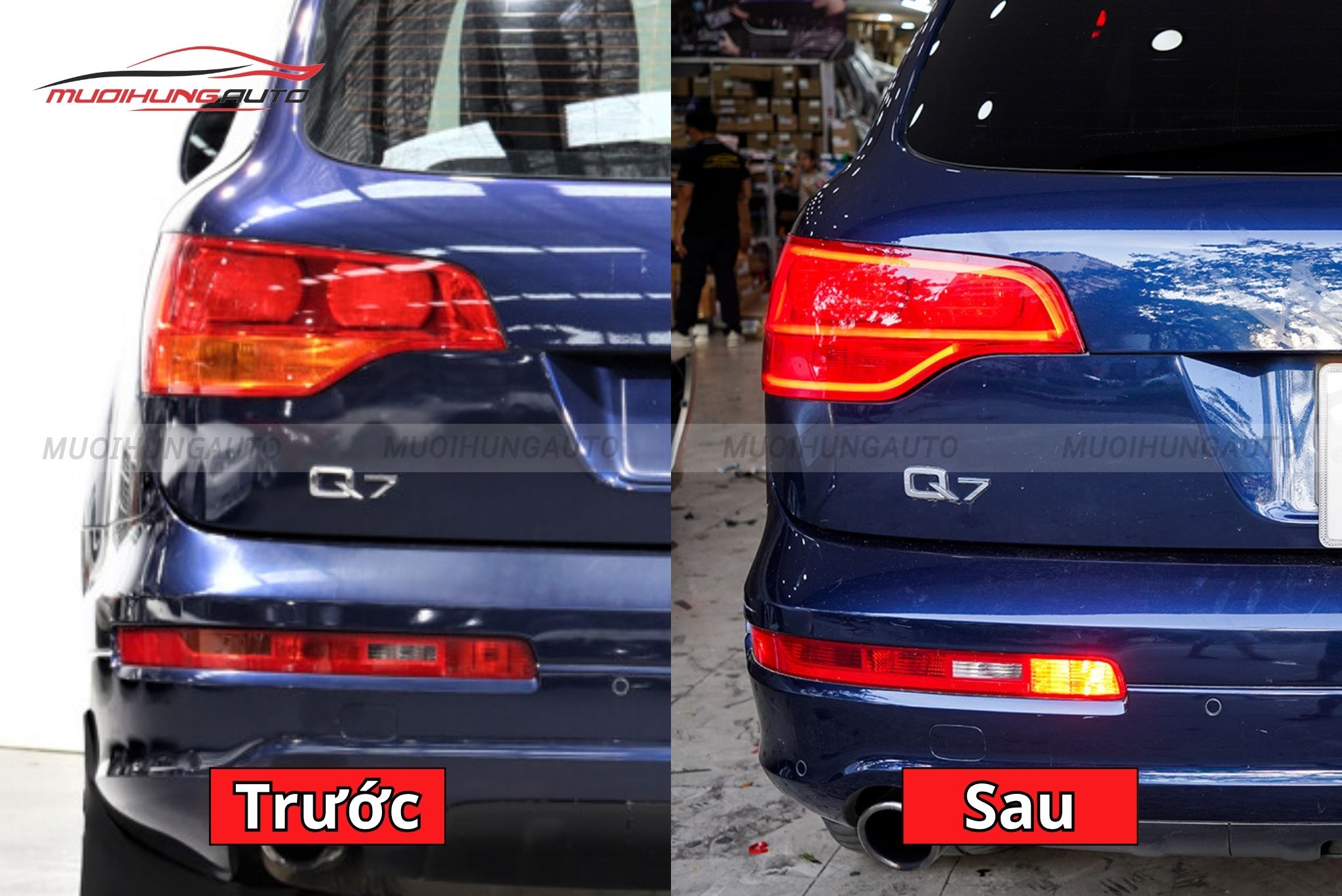 Đèn hậu nguyên cụm ô tô Audi Q7