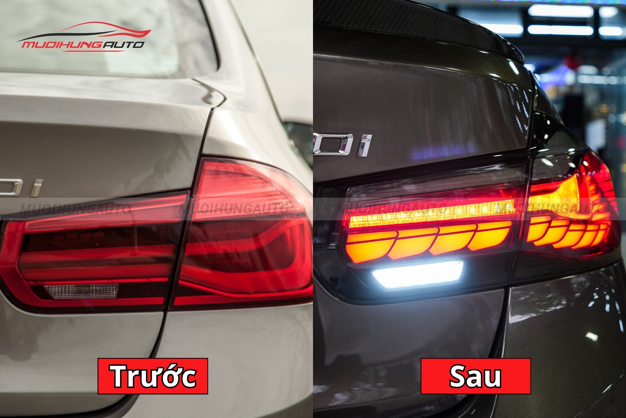 Đèn hậu nguyên cụm ô tô BMW 320i