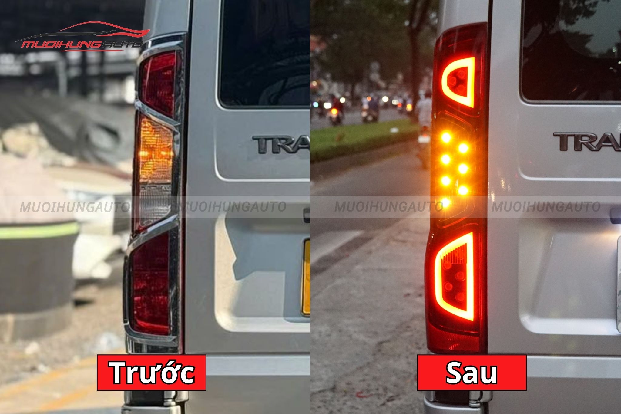Đèn hậu nguyên cụm Ford Transit